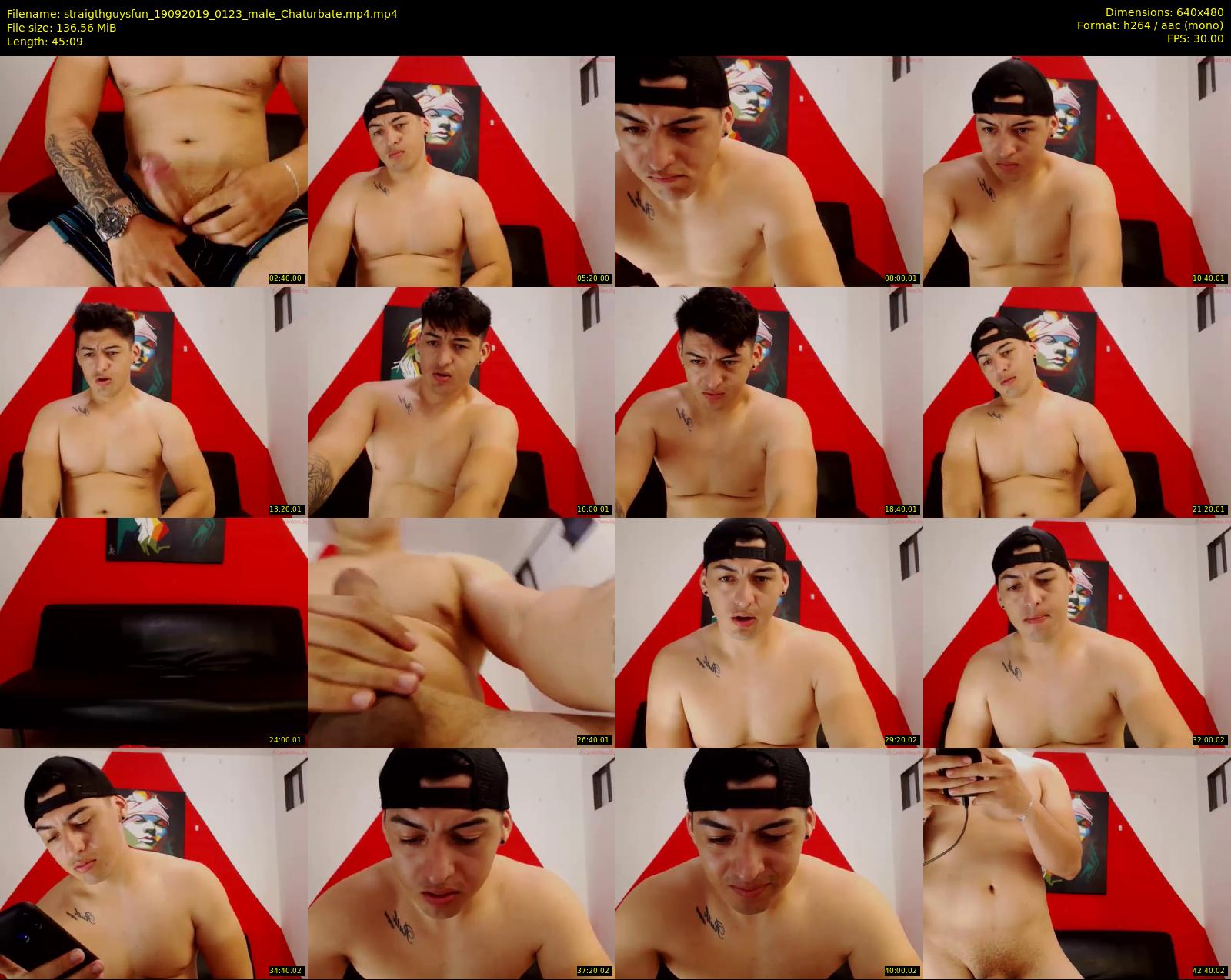 straigthguysfun — 46 minute Chaturbate male cam show recording, 480p, Sep 19, 2019
