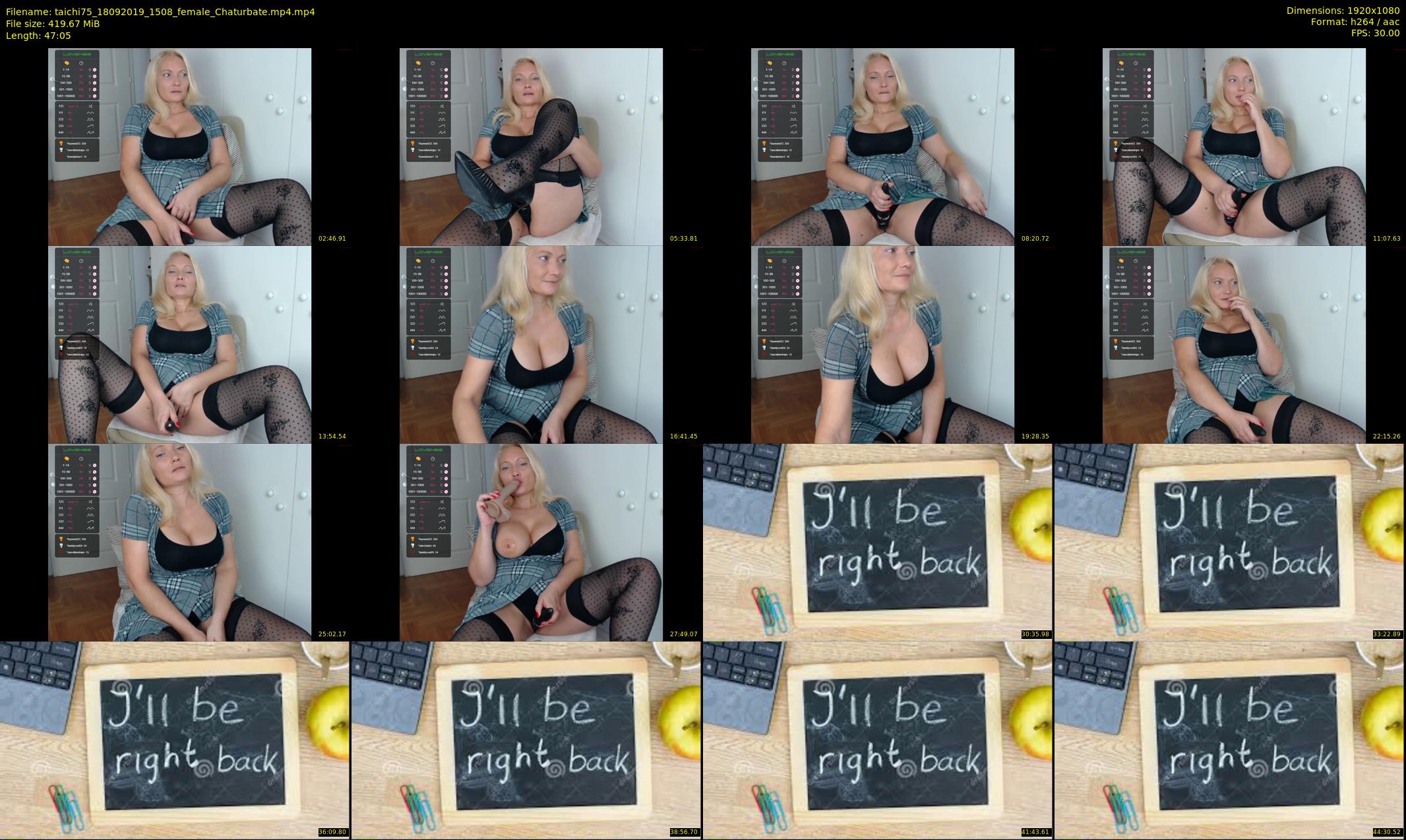 taichi75 — 48 minute Chaturbate female cam show recording, 1080p, Sep 18, 2019