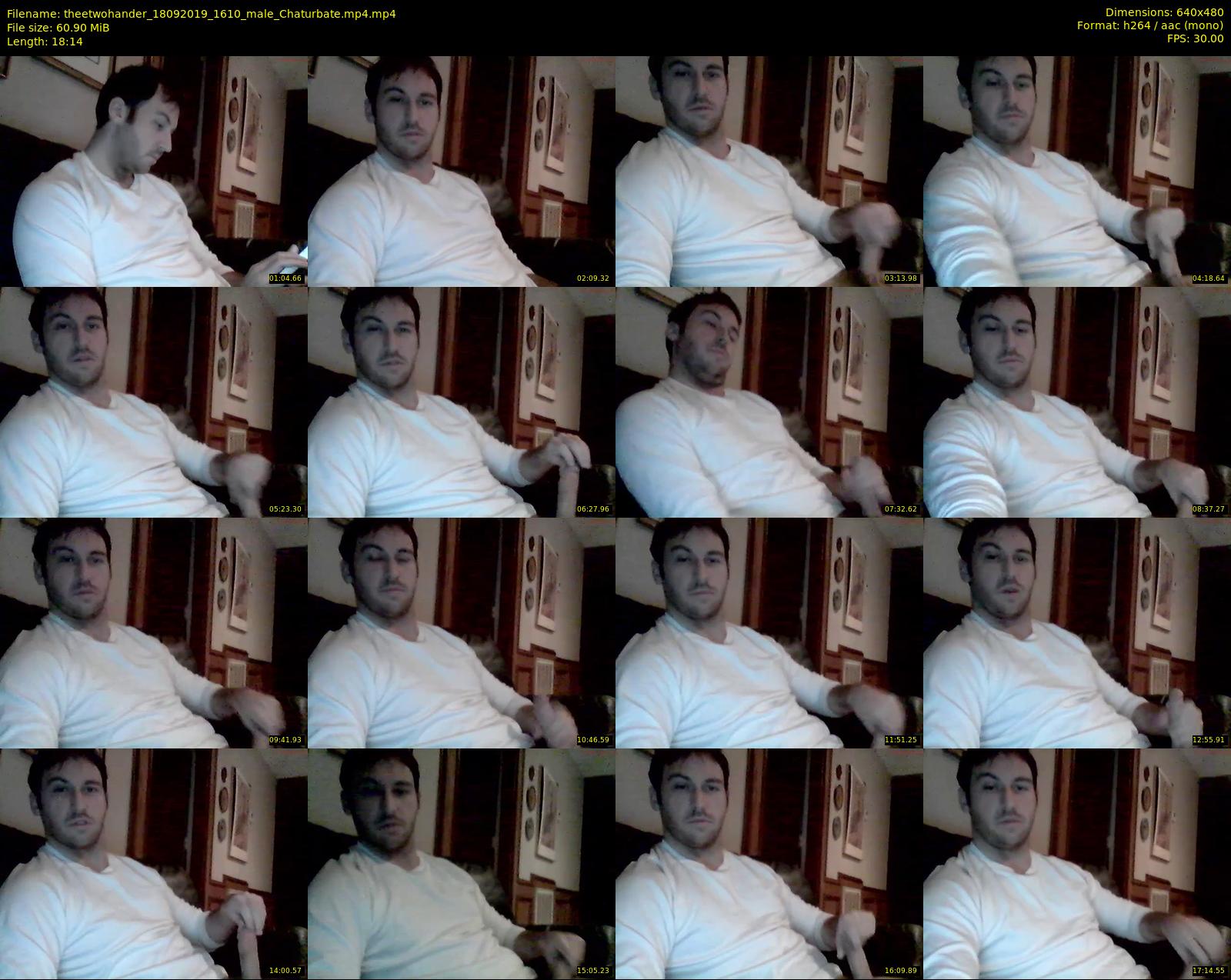 theetwohander — 19 minute Chaturbate male cam show recording, 480p, Sep 18, 2019