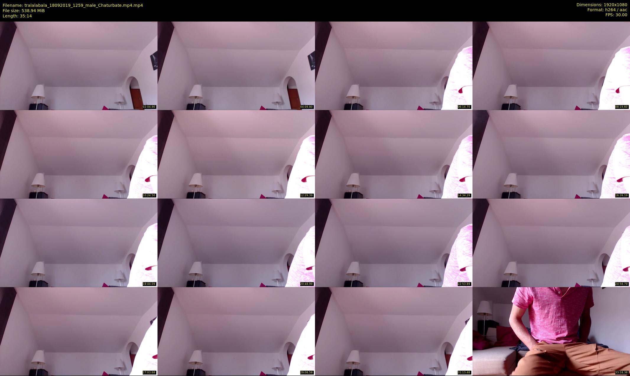 tralalabala — 36 minute Chaturbate male cam show recording, 1080p, Sep 18, 2019