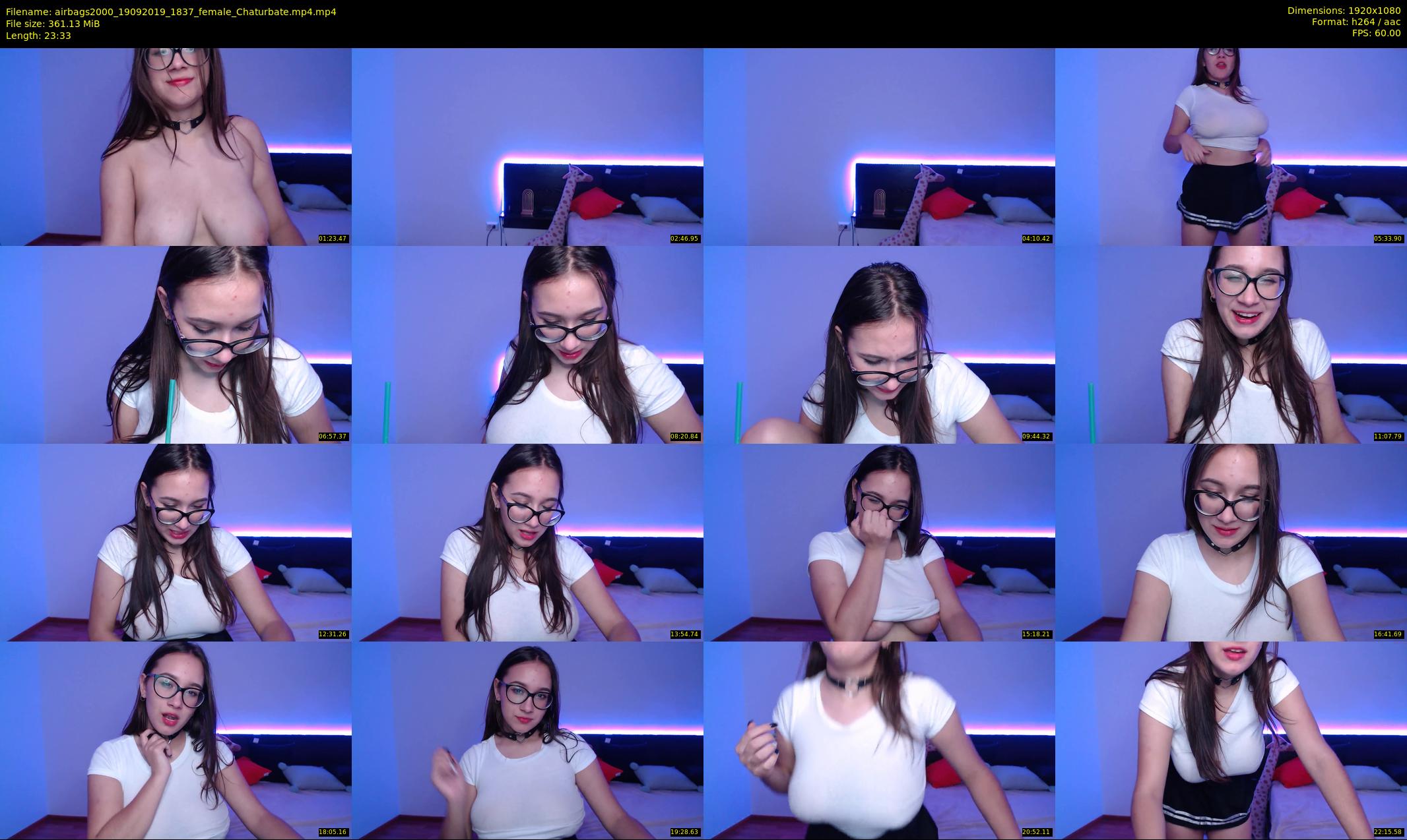 airbags2000 — 24 minute Chaturbate female cam show recording, 1080p, Sep 19, 2019