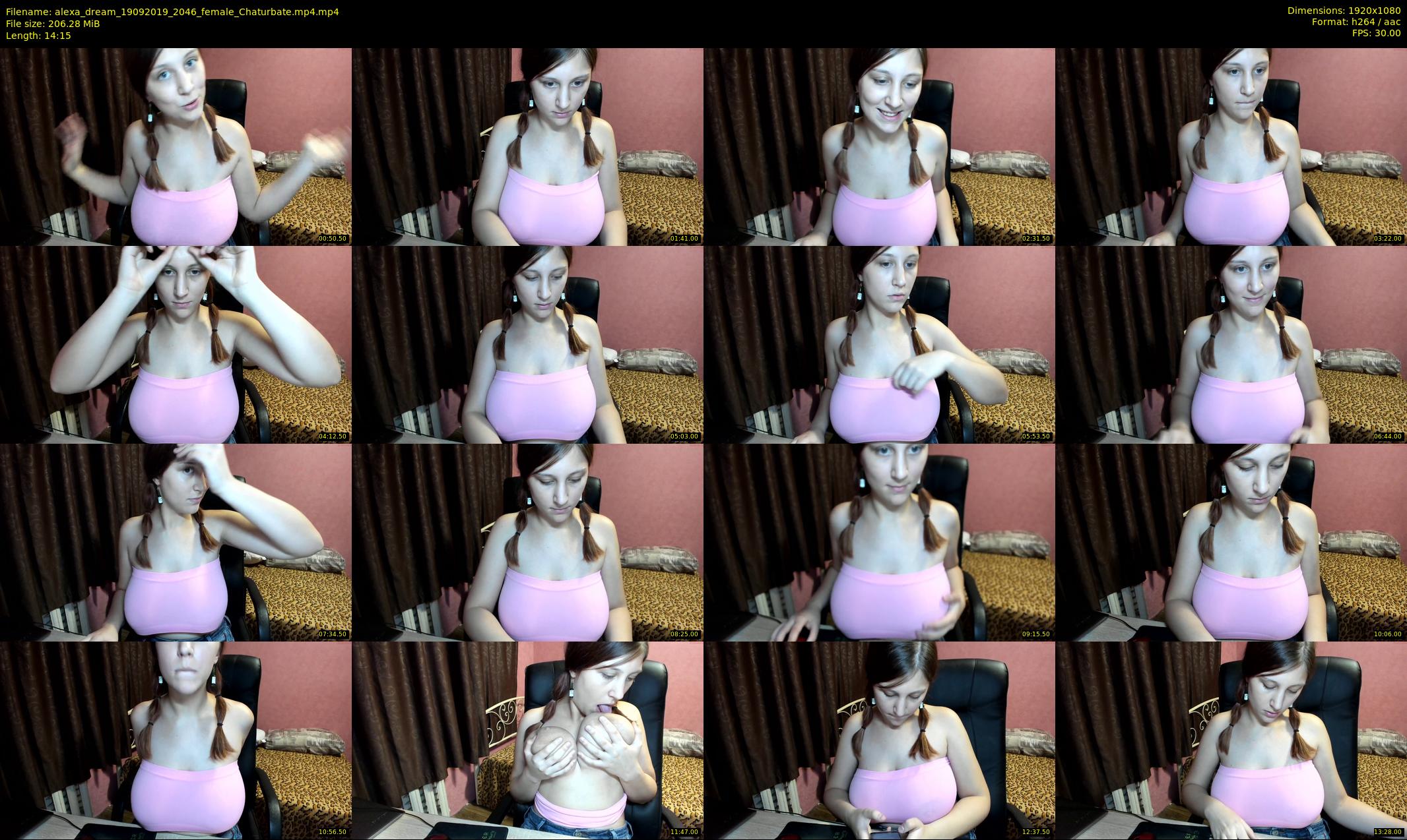 alexa_dream — 15 minute Chaturbate female cam show recording, 1080p, Sep 19, 2019
