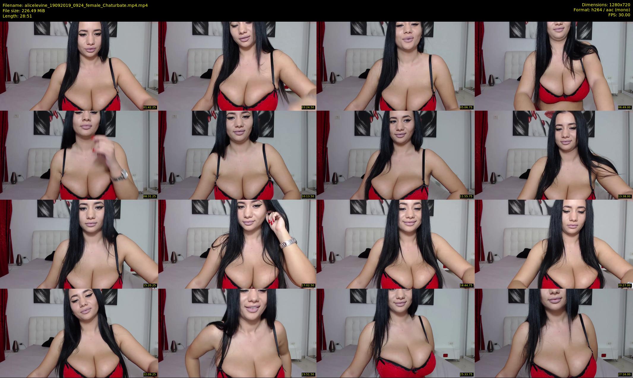 alicelevine — 29 minute Chaturbate female cam show recording, 720p, Sep 19, 2019