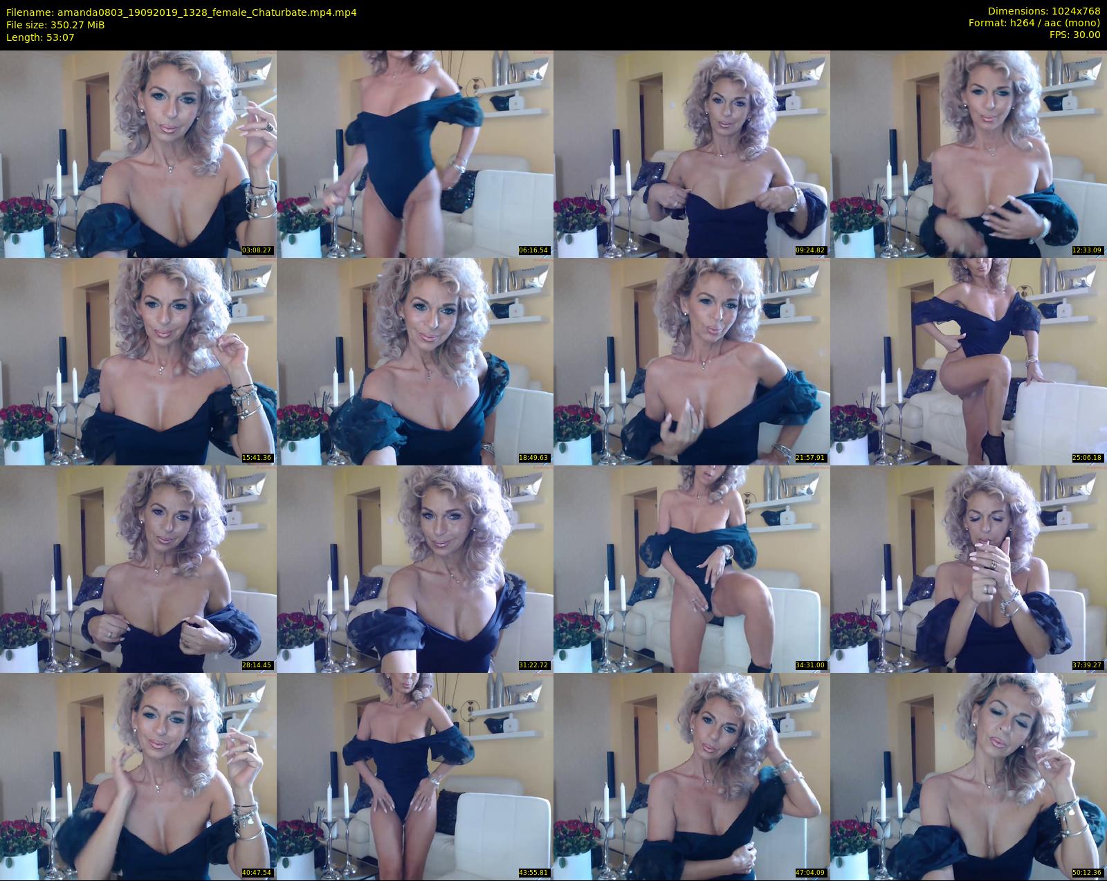 amanda0803 — 54 minute Chaturbate female cam show recording, 720p, Sep 19, 2019