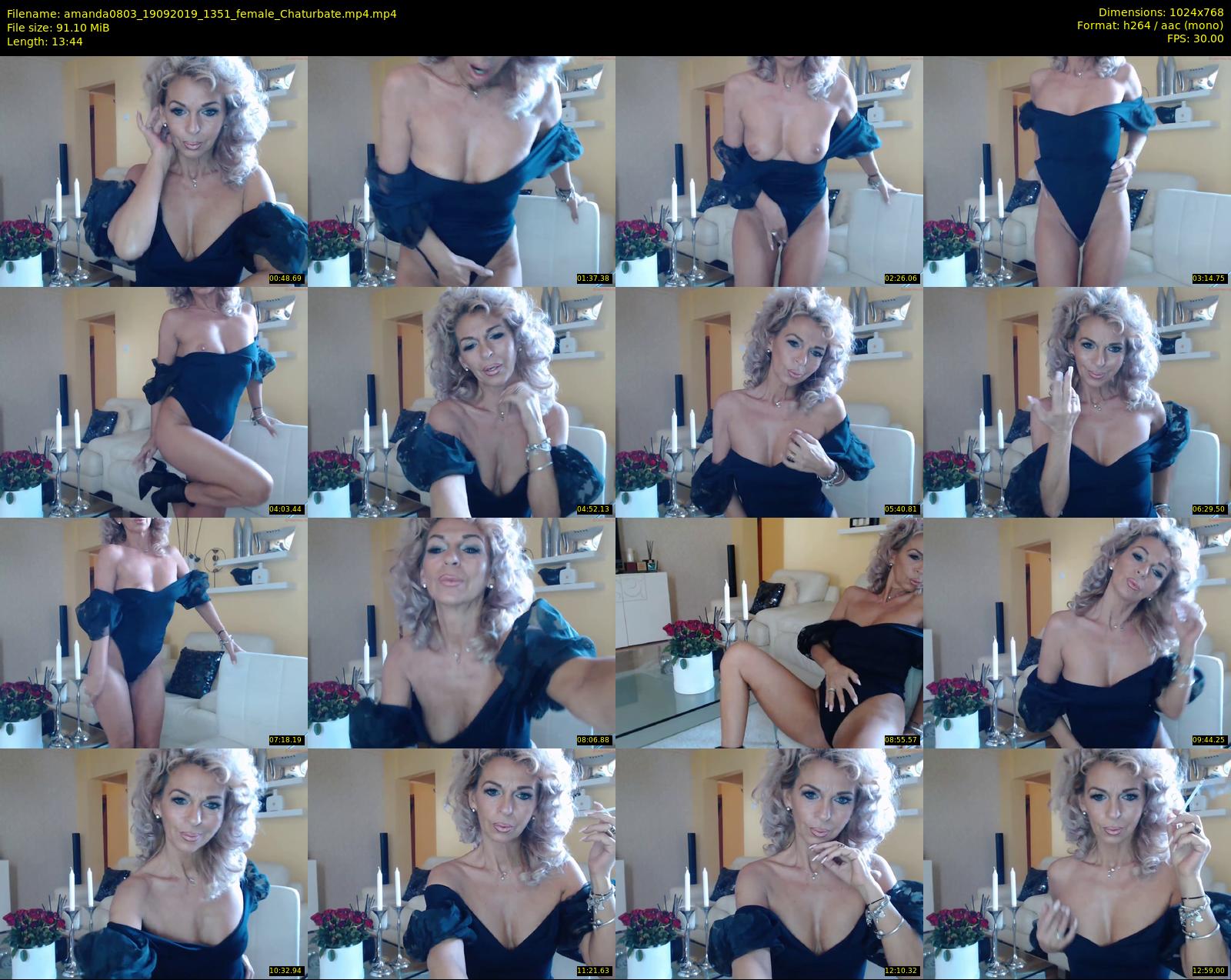 amanda0803 — 14 minute Chaturbate female cam show recording, 720p, Sep 19, 2019