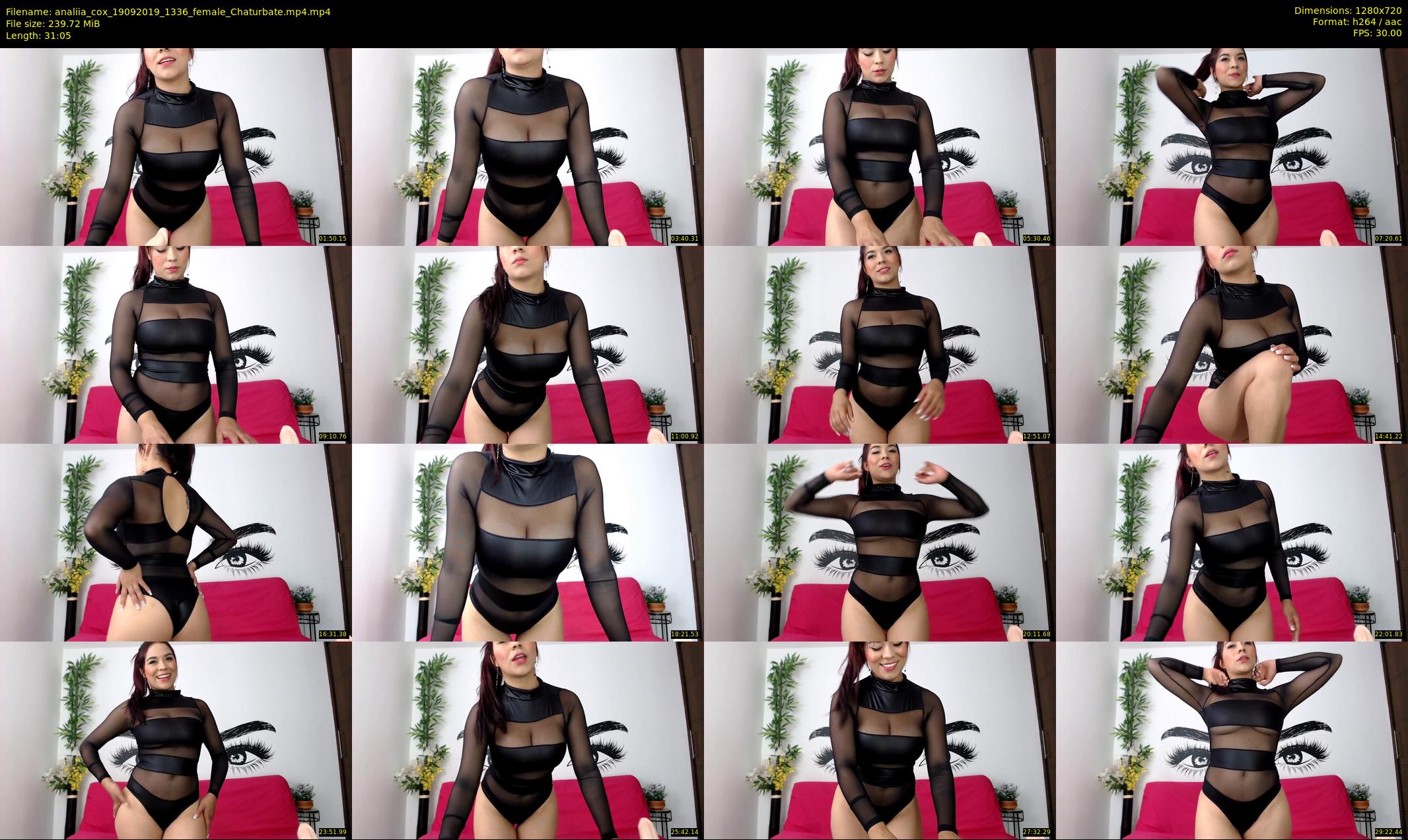 analiia_cox — 32 minute Chaturbate female cam show recording, 720p, Sep 19, 2019