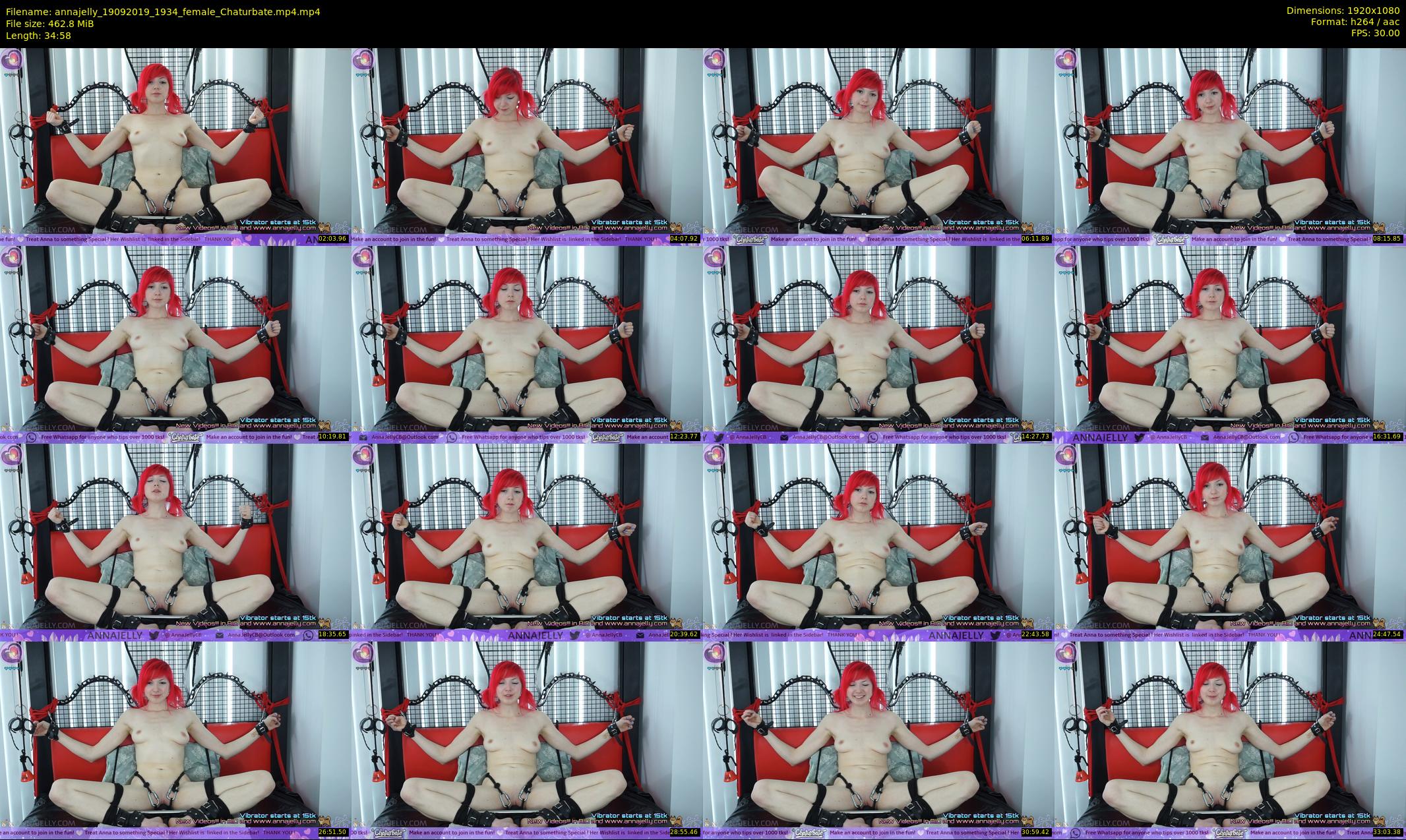annajelly — 35 minute Chaturbate couple cam show recording, 1080p, Sep 19, 2019