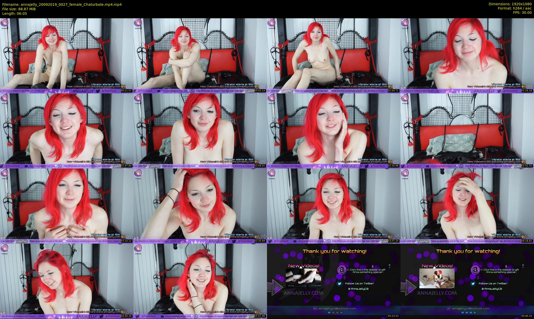 annajelly — 7 minute Chaturbate couple cam show recording, 1080p, Sep 20, 2019