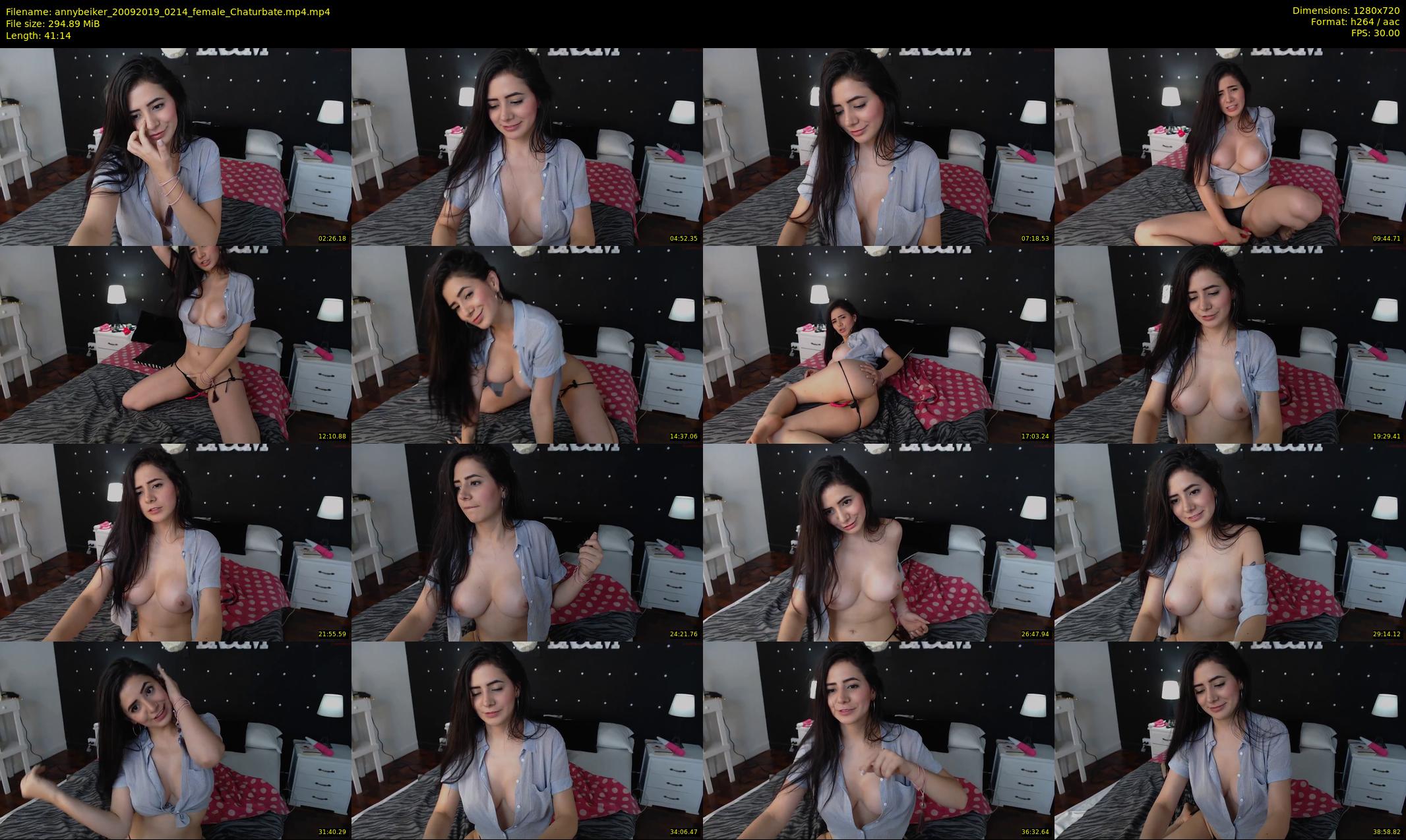 annybeiker — 42 minute Chaturbate female cam show recording, 720p, Sep 20, 2019