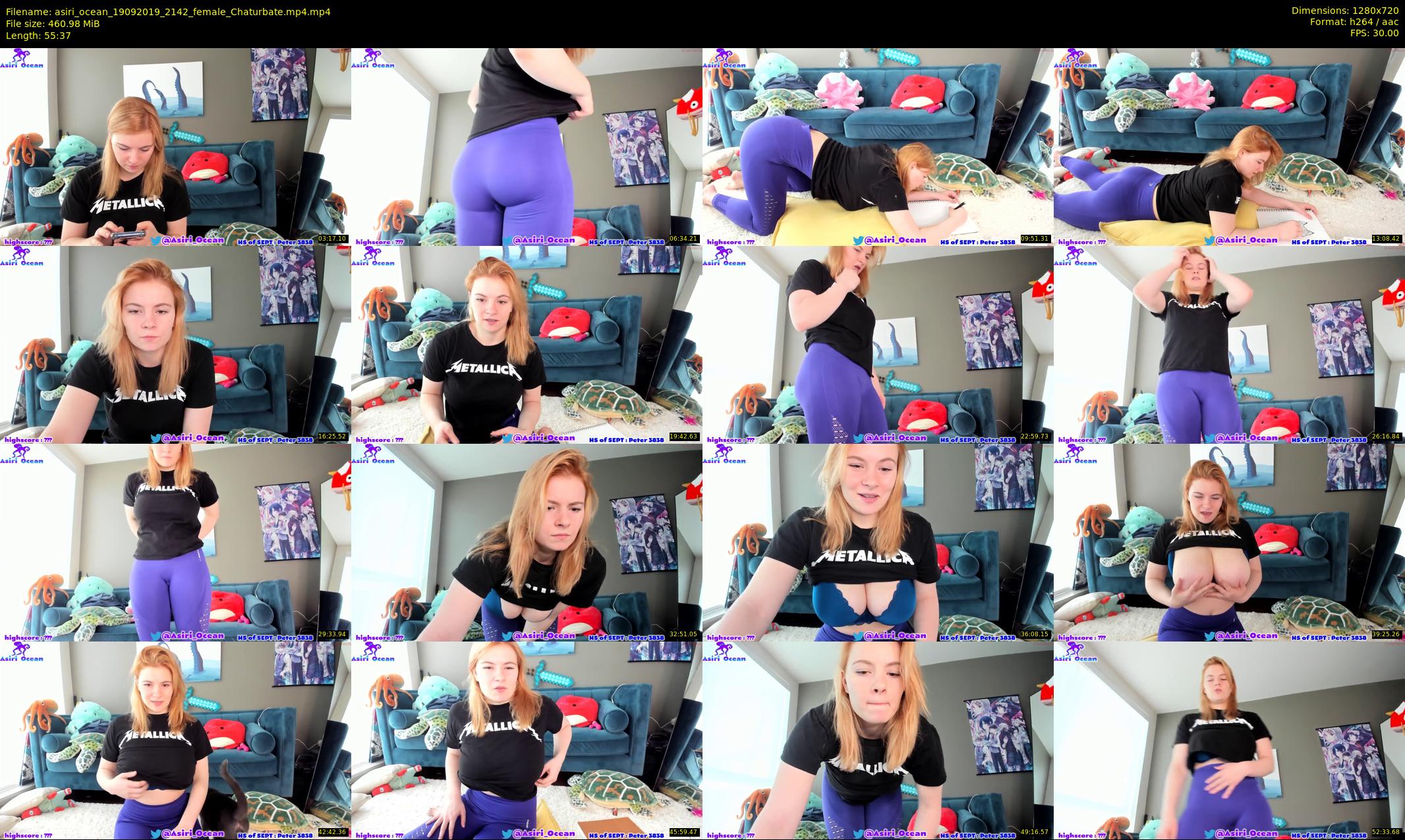 asiri_ocean — 56 minute Chaturbate female cam show recording, 720p, Sep 19, 2019