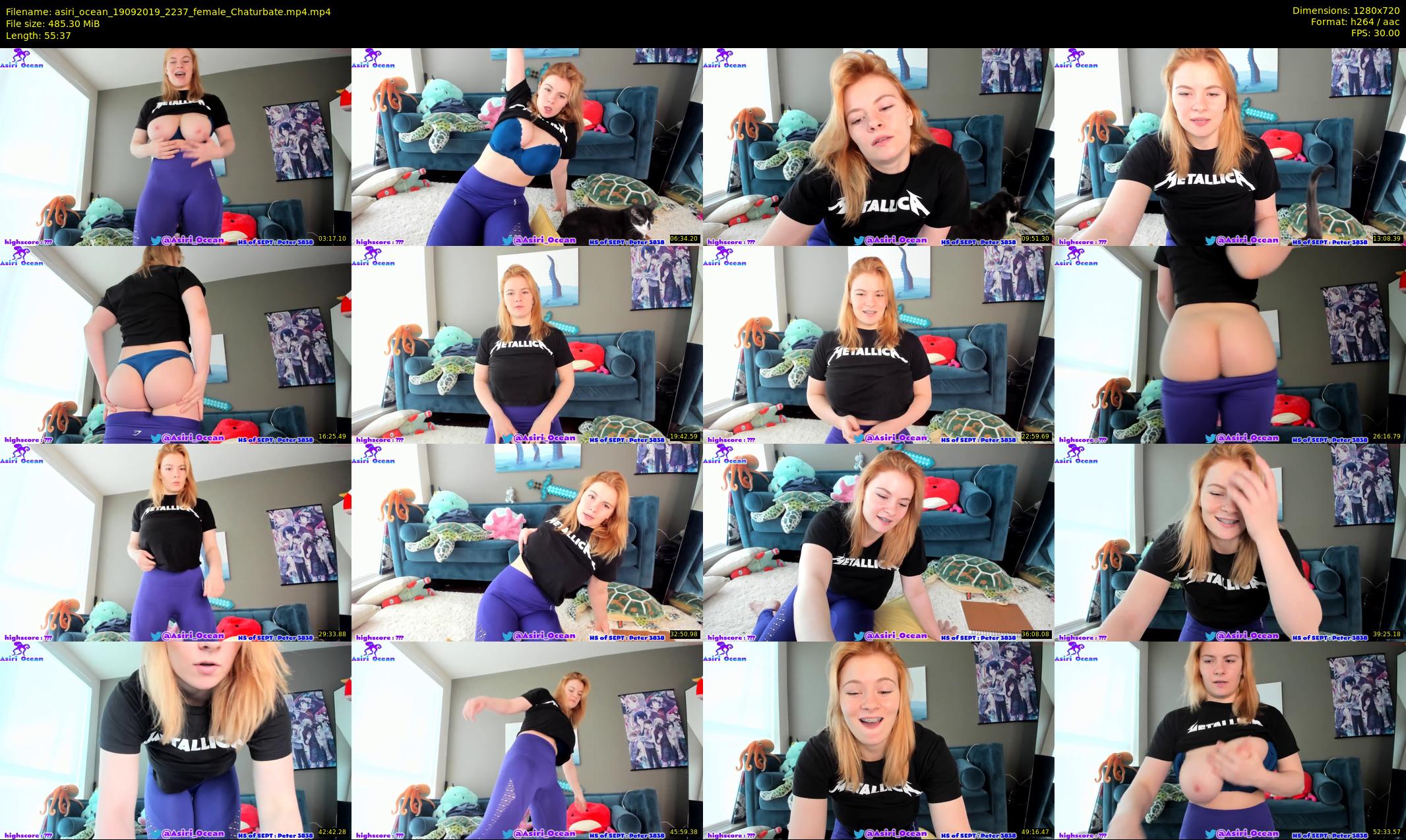 asiri_ocean — 56 minute Chaturbate female cam show recording, 720p, Sep 19, 2019