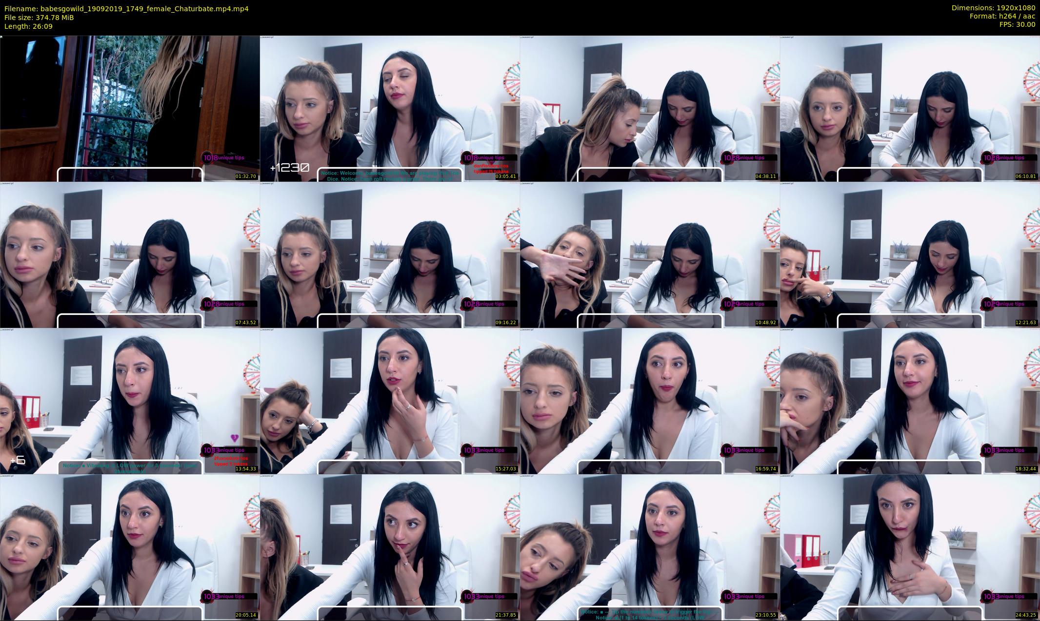 babesgowild — 27 minute Chaturbate couple cam show recording, 1080p, Sep 19, 2019
