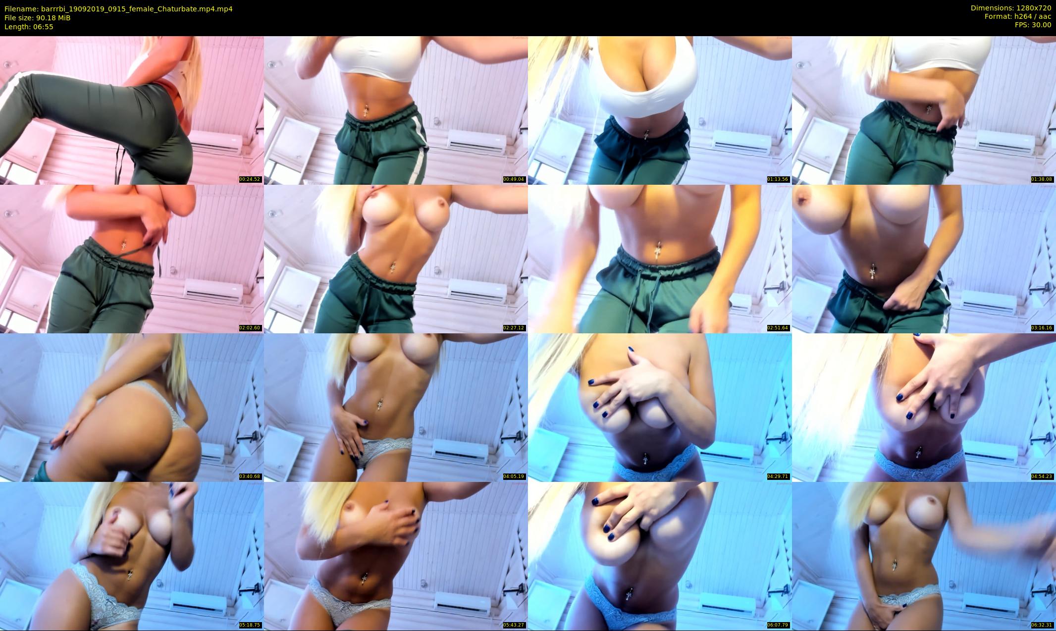 barrrbi — 7 minute Chaturbate female cam show recording, 720p, Sep 19, 2019
