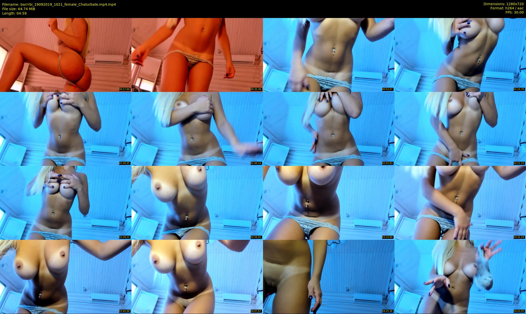 barrrbi — 5 minute Chaturbate female cam show recording, 720p, Sep 19, 2019