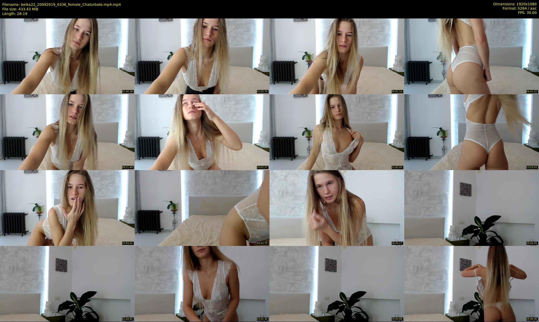 belka22 — 29 minute Chaturbate female cam show recording, 1080p, Sep 20, 2019