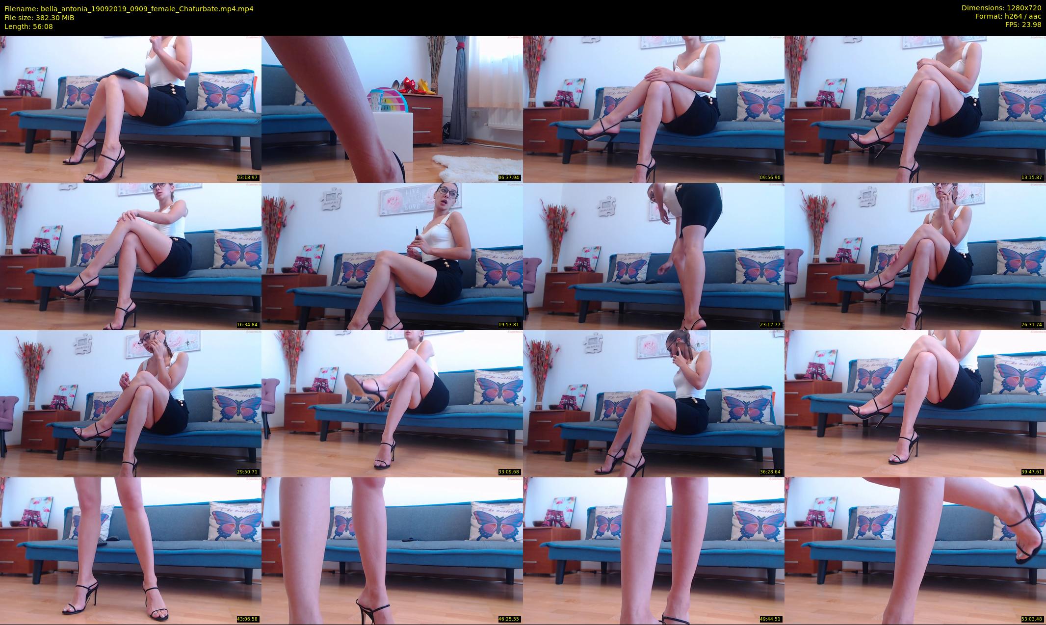 bella_antonia — 57 minute Chaturbate female cam show recording, 720p, Sep 19, 2019