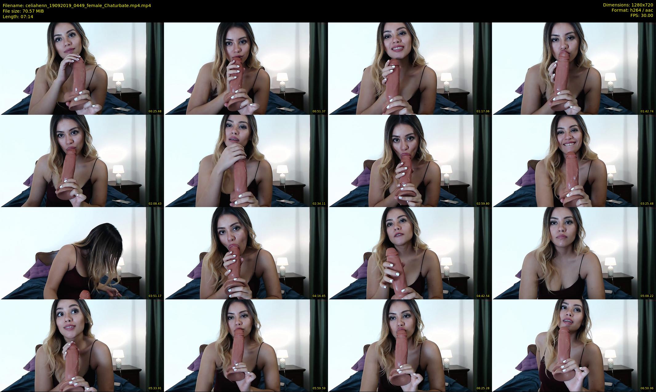 celiahenn — 8 minute Chaturbate female cam show recording, 720p, Sep 19, 2019