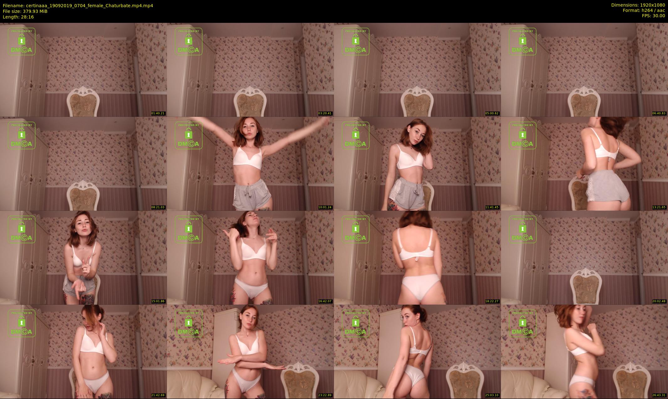 certinaaa — 29 minute Chaturbate female cam show recording, 1080p, Sep 19, 2019