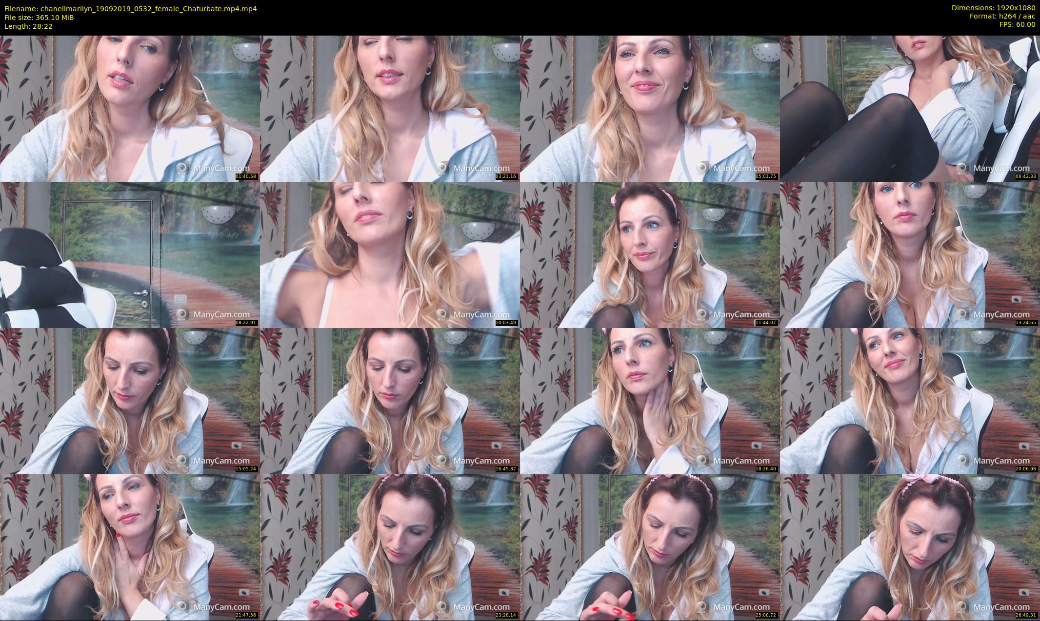 chanellmarilyn — 29 minute Chaturbate female cam show recording, 1080p, Sep 19, 2019