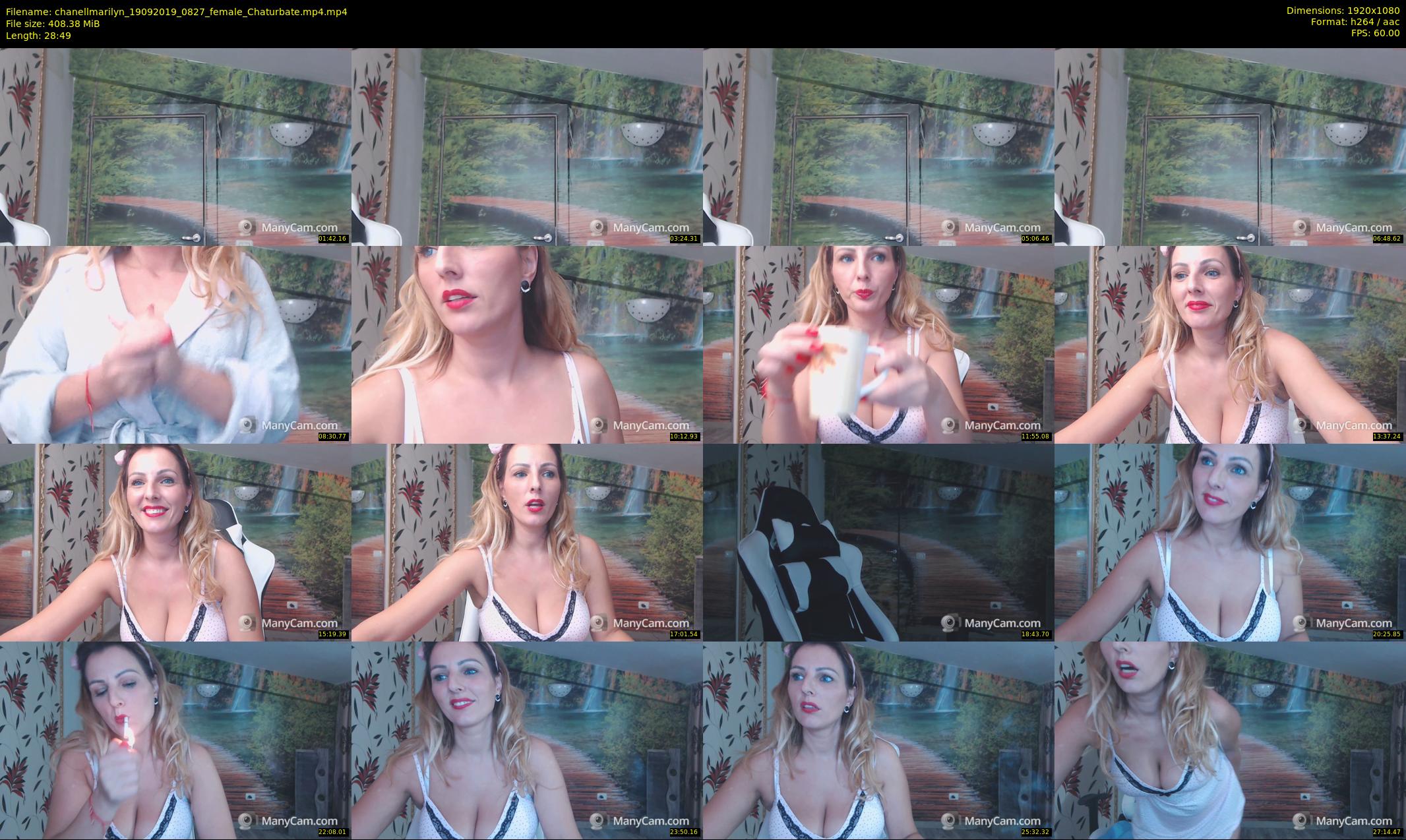 chanellmarilyn — 29 minute Chaturbate female cam show recording, 1080p, Sep 19, 2019
