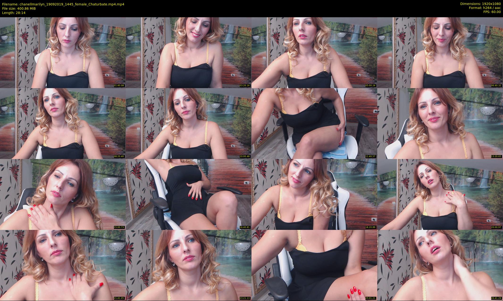 chanellmarilyn — 29 minute Chaturbate female cam show recording, 1080p, Sep 19, 2019