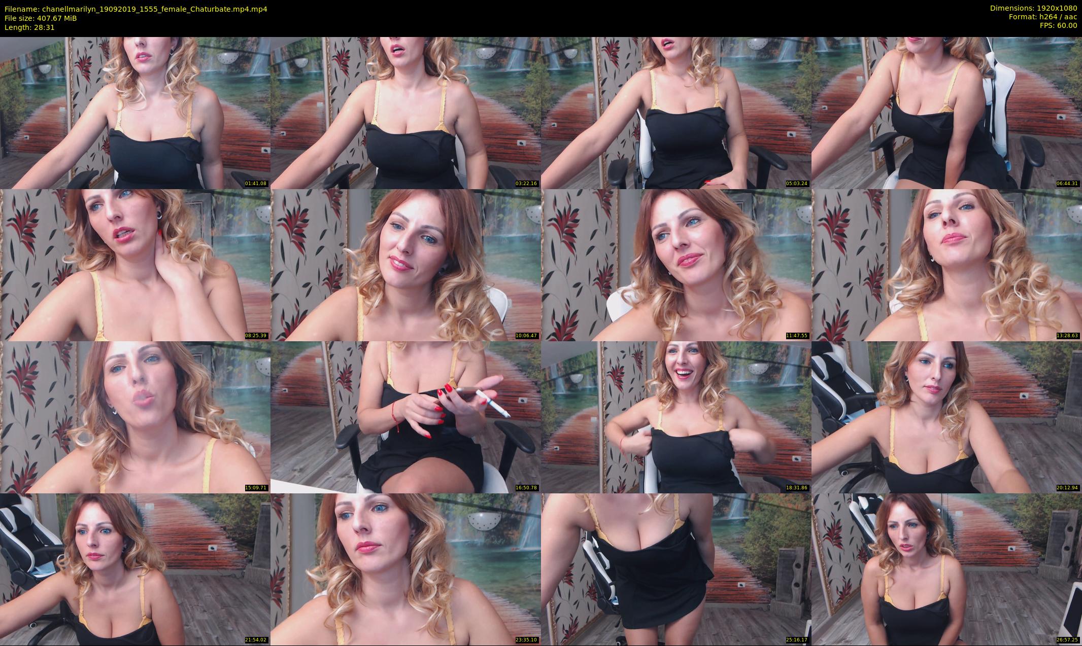 chanellmarilyn — 29 minute Chaturbate female cam show recording, 1080p, Sep 19, 2019