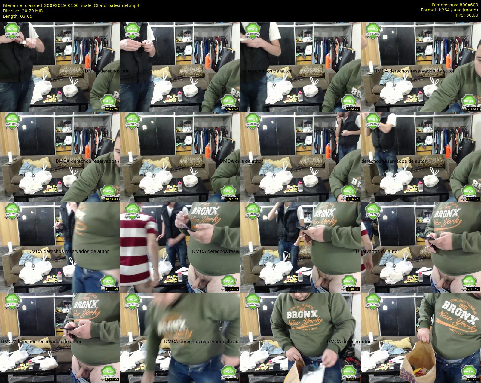 classied — 4 minute Chaturbate male cam show recording, 480p, Sep 20, 2019