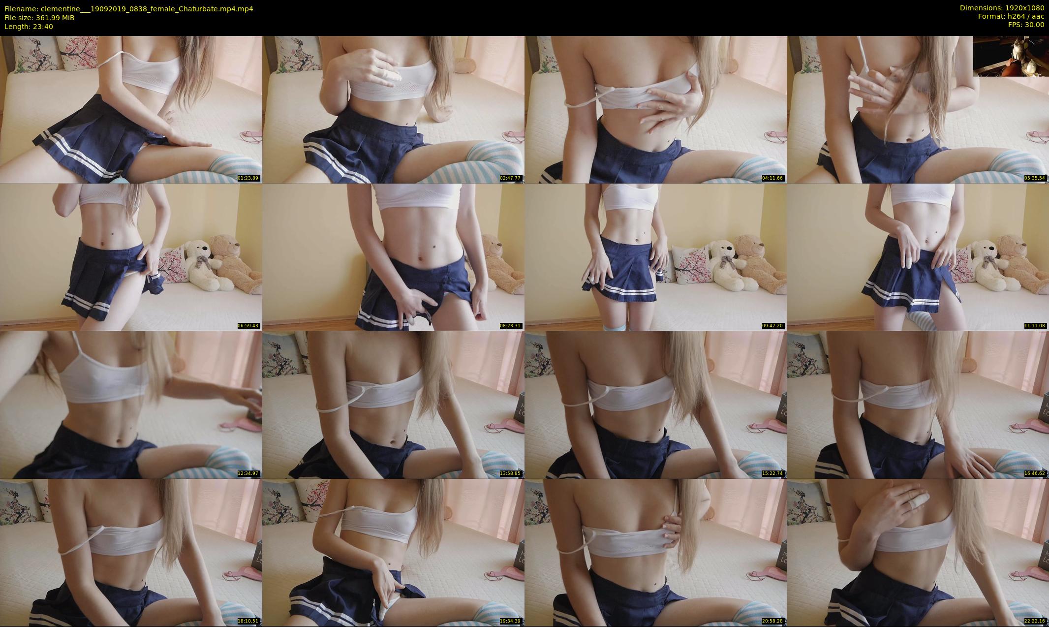 clementine__ — 24 minute Chaturbate female cam show recording, 1080p, Sep 19, 2019