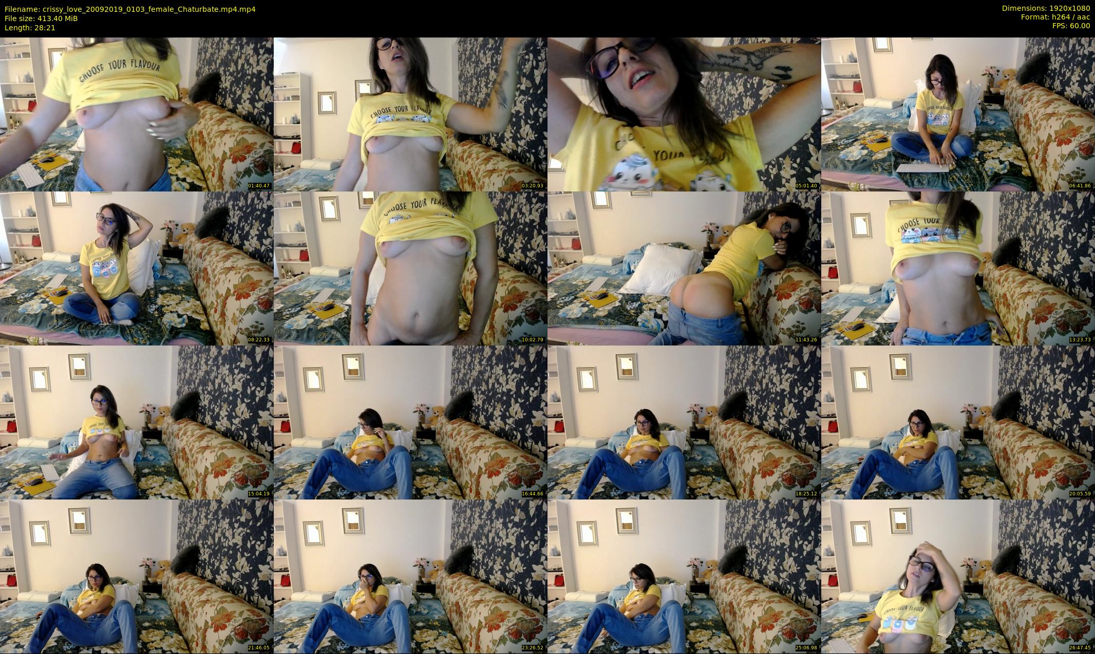 crissy_love — 29 minute Chaturbate female cam show recording, 1080p, Sep 20, 2019