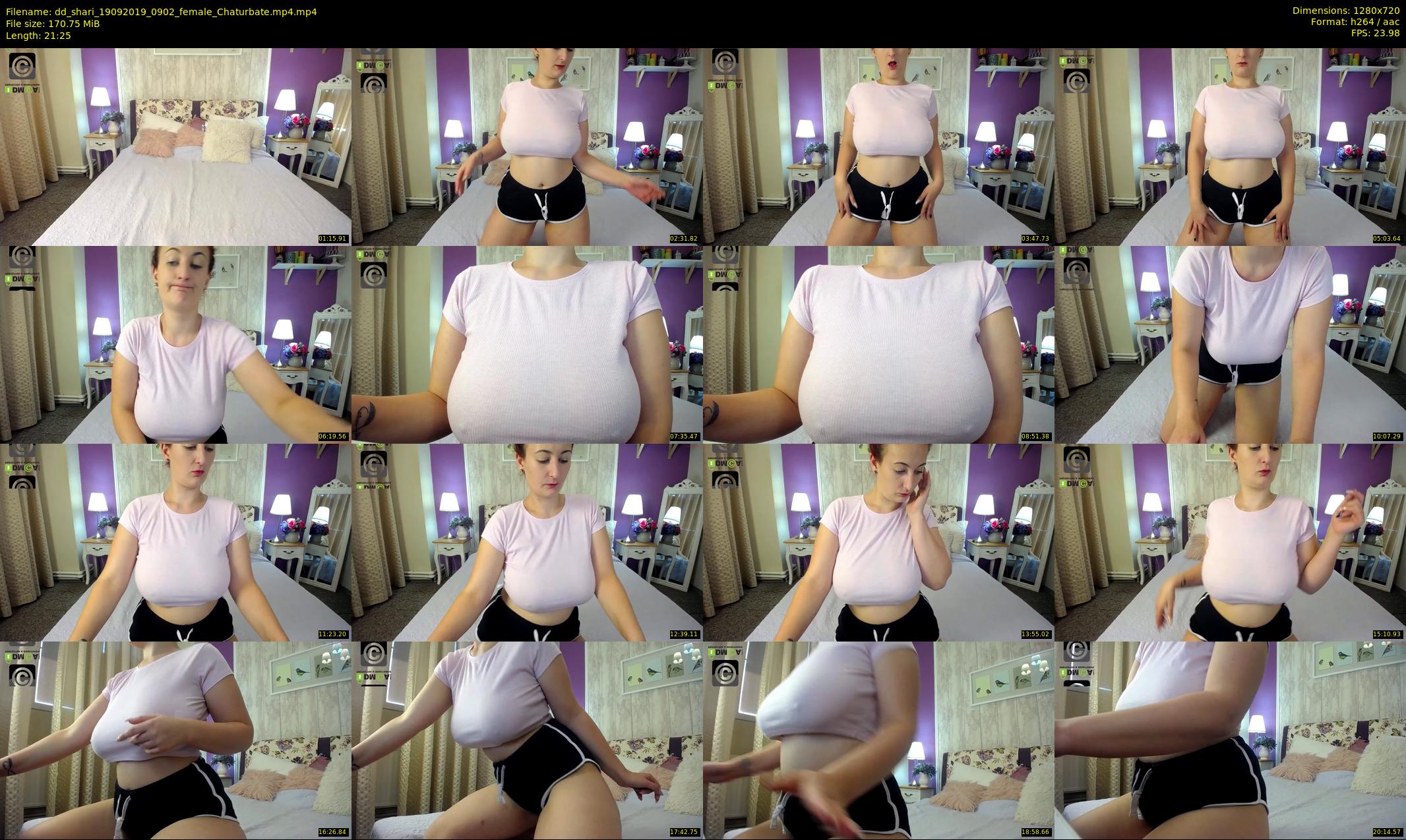 dd_shari — 22 minute Chaturbate female cam show recording, 720p, Sep 19, 2019