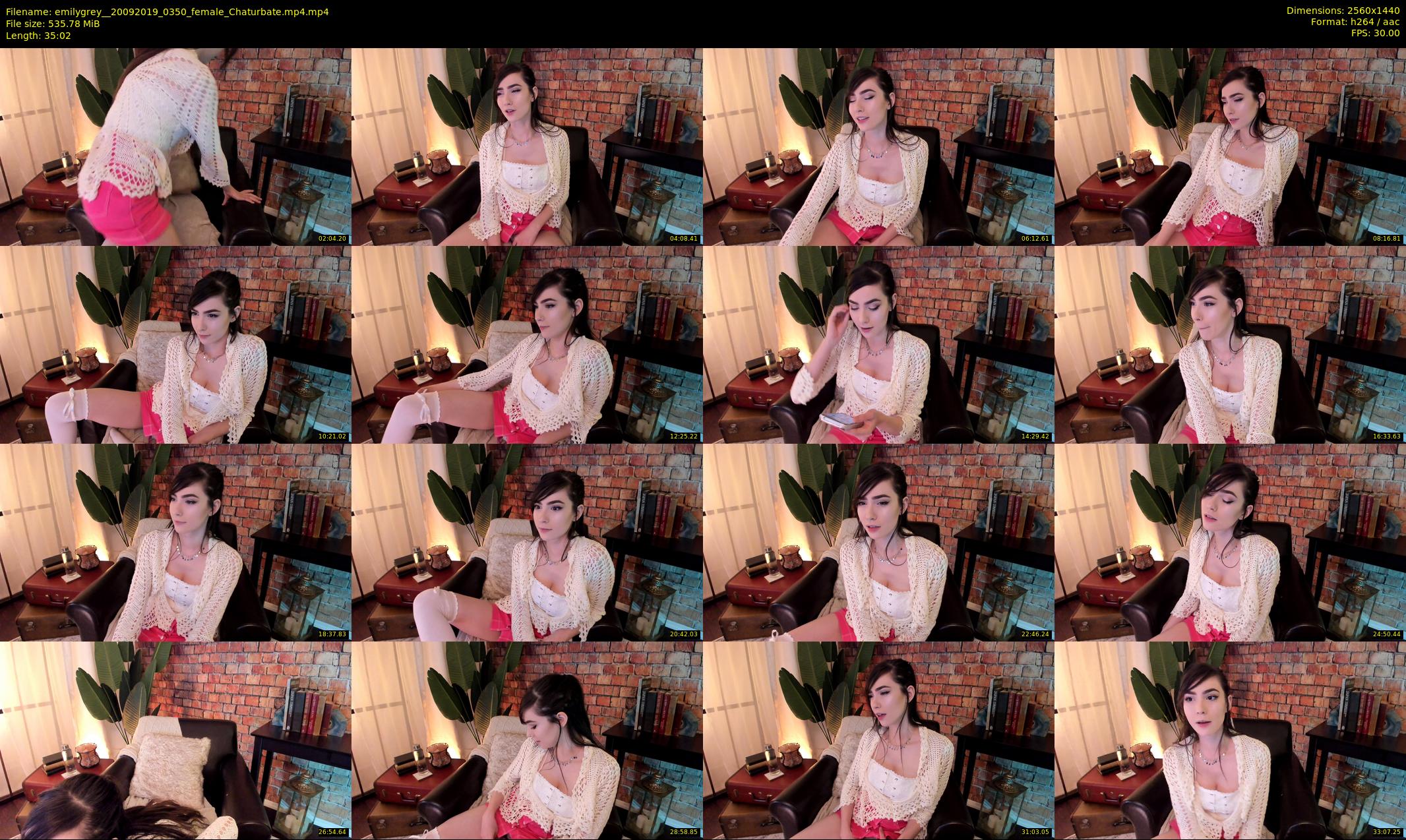 emilygrey_ — 36 minute Chaturbate female cam show recording, 1080p, Sep 20, 2019