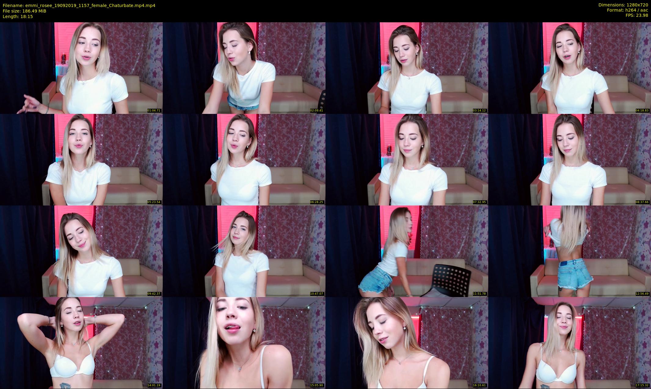 emmi_rosee — 19 minute Chaturbate female cam show recording, 720p, Sep 19, 2019