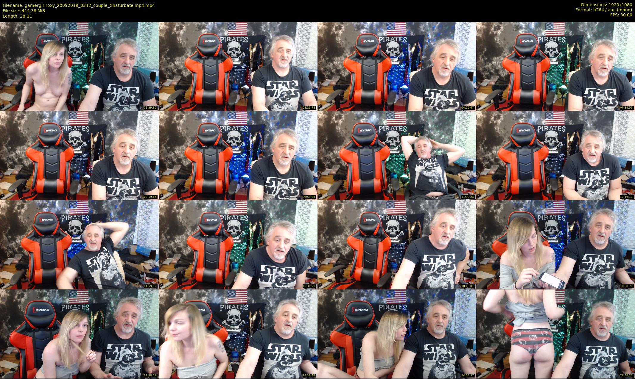 gamergirlroxy — 29 minute Chaturbate couple cam show recording, 1080p, Sep 20, 2019