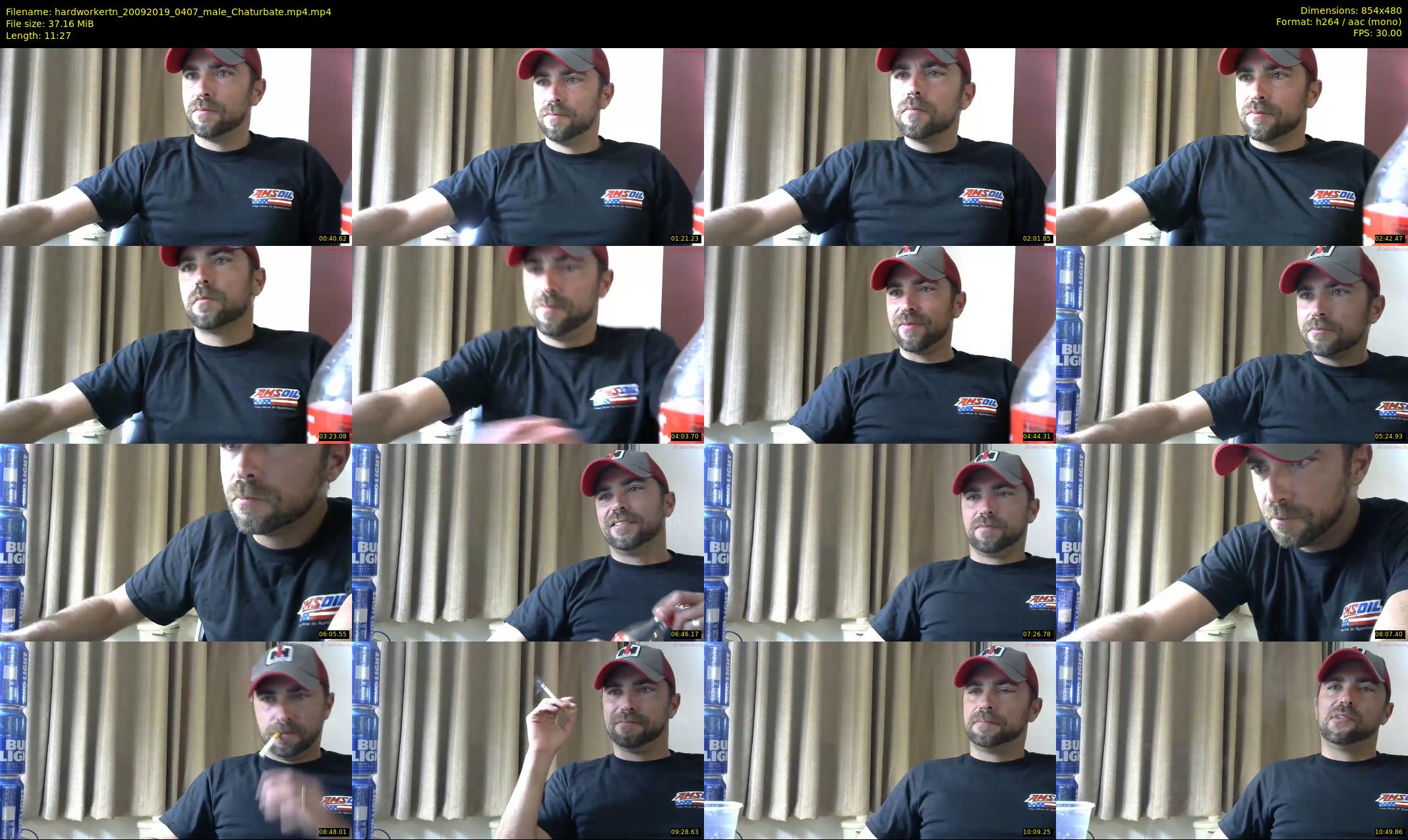 hardworkertn — 12 minute Chaturbate male cam show recording, 480p, Sep 20, 2019