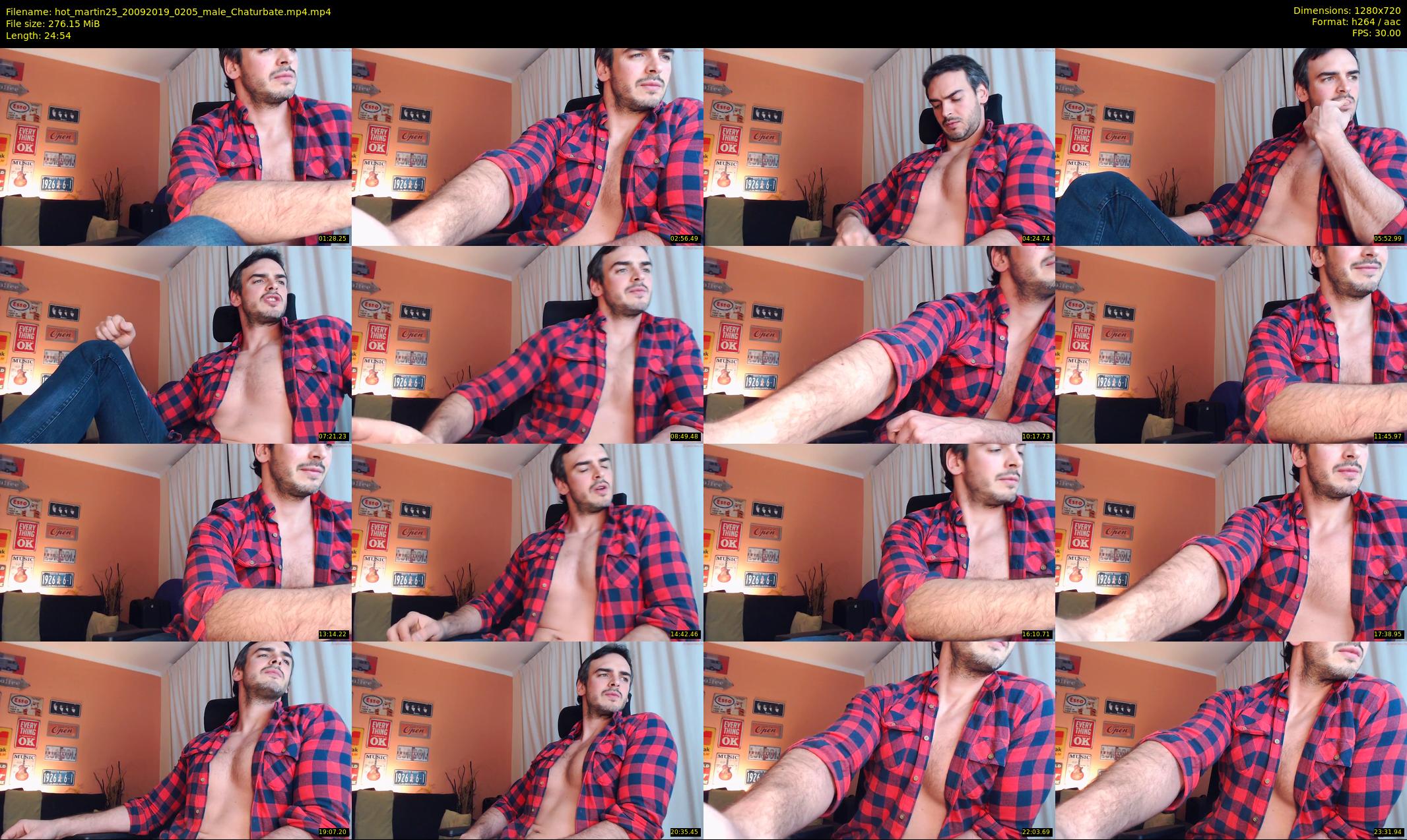 hot_martin25 — 25 minute Chaturbate male cam show recording, 720p, Sep 20, 2019