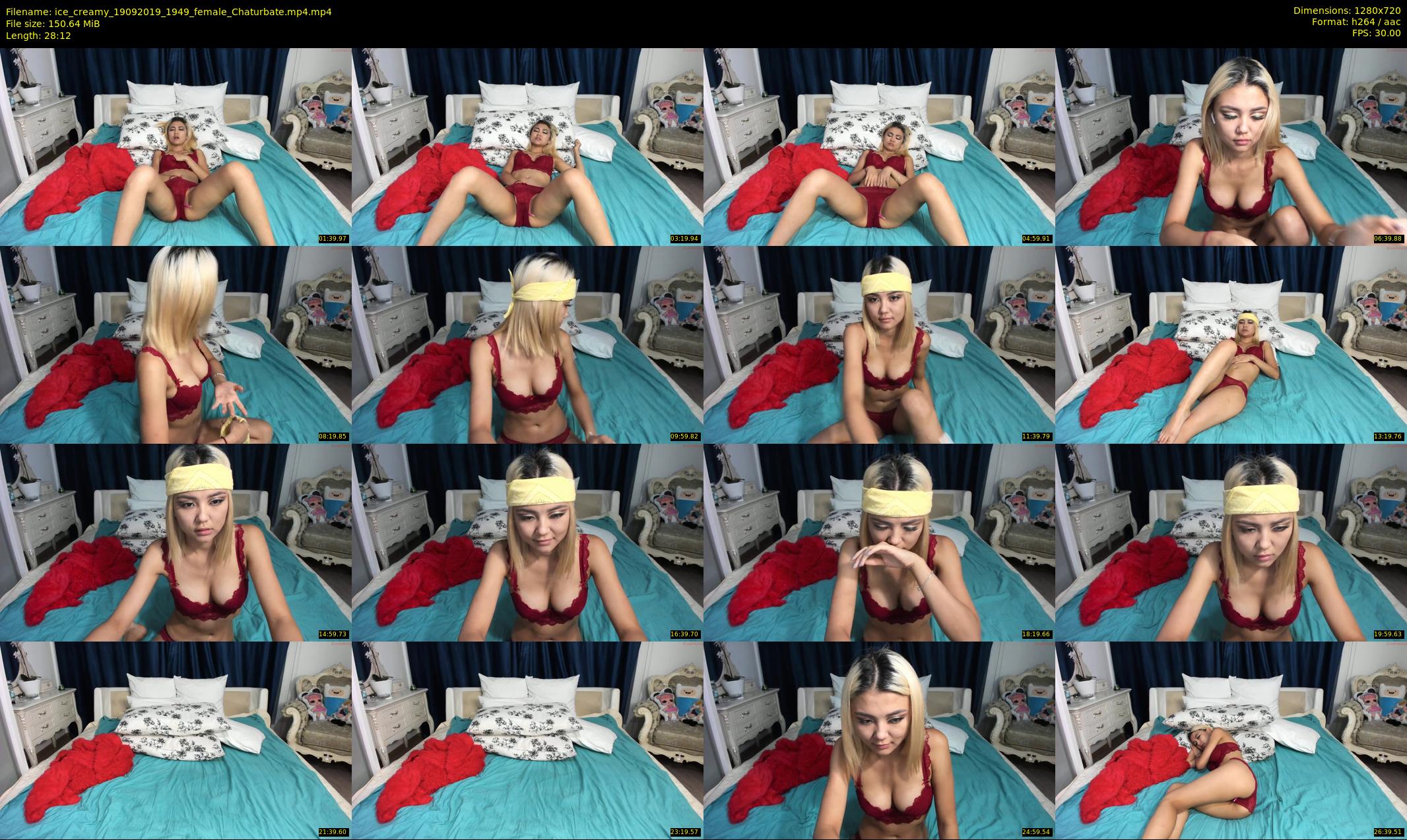 ice_creamy — 29 minute Chaturbate female cam show recording, 720p, Sep 19, 2019