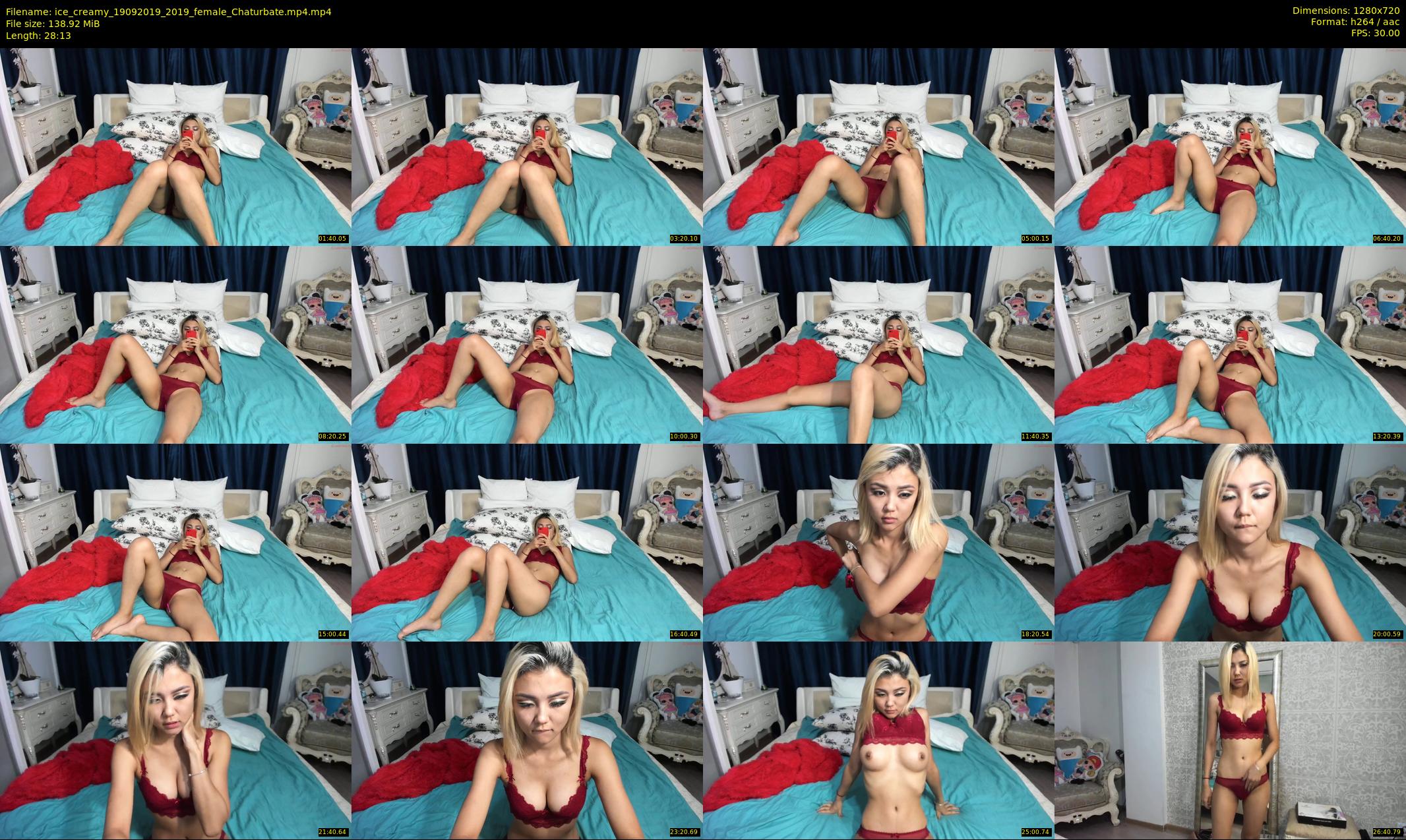 ice_creamy — 29 minute Chaturbate female cam show recording, 720p, Sep 19, 2019