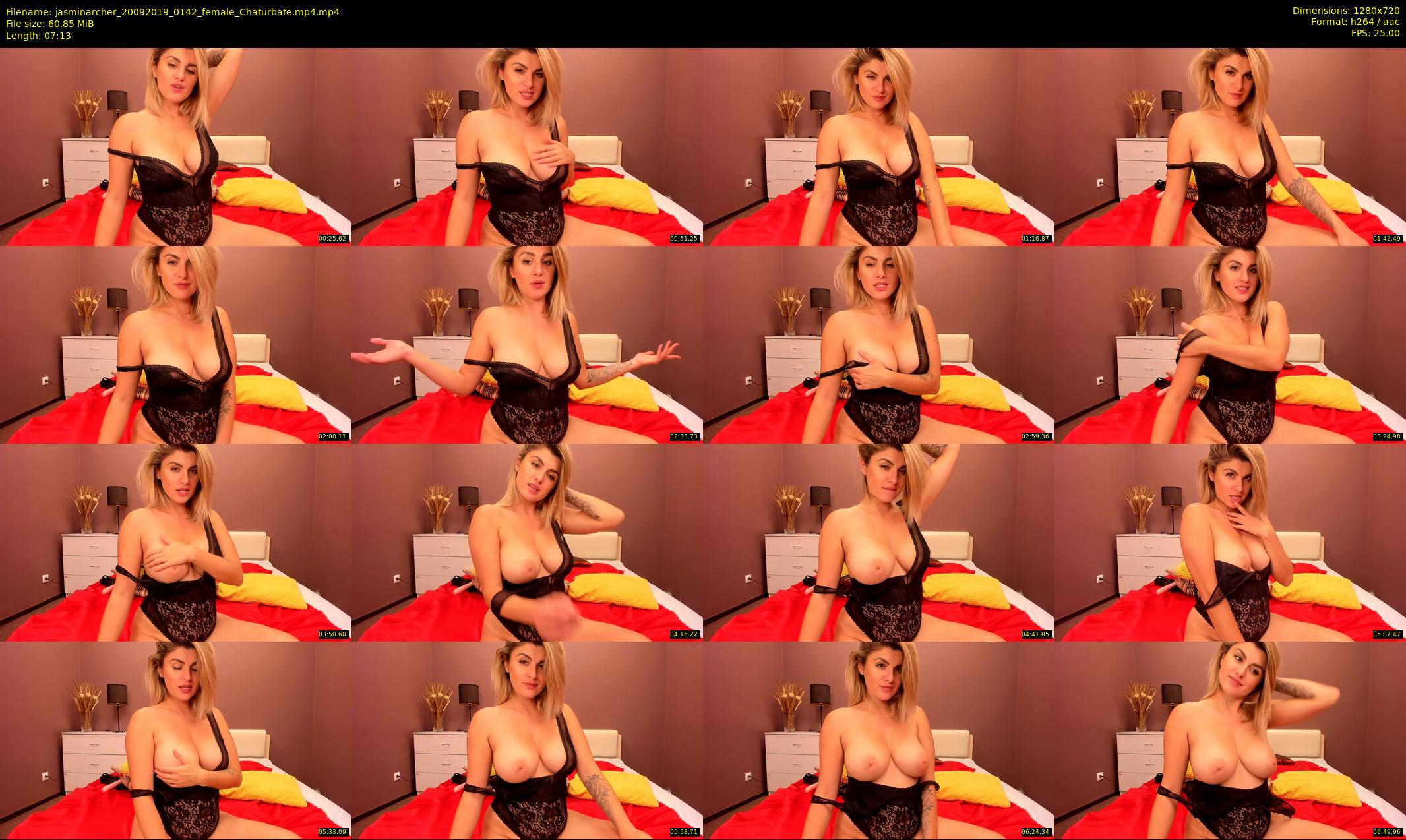jasminarcher — 8 minute Chaturbate female cam show recording, 720p, Sep 20, 2019