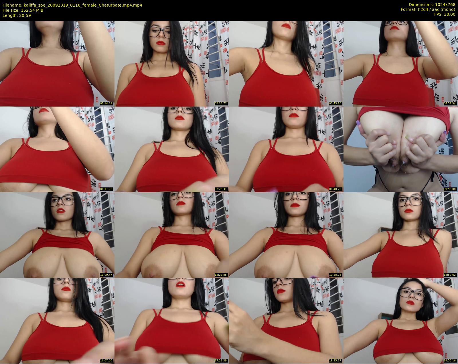 kaliffa_zoe — 21 minute Chaturbate female cam show recording, 720p, Sep 20, 2019