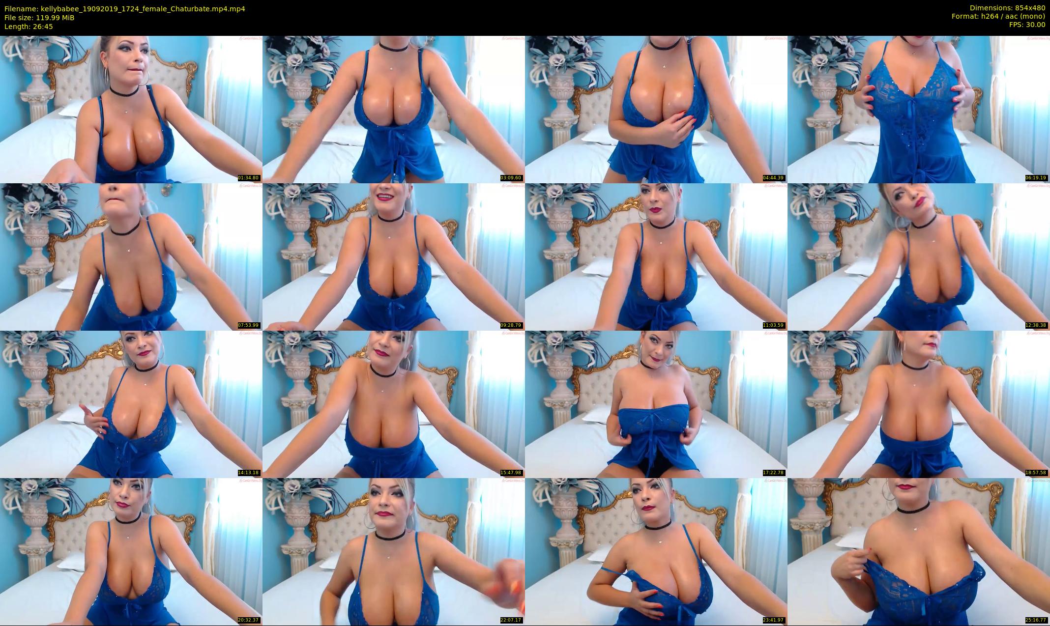 kellybabee — 27 minute Chaturbate female cam show recording, 480p, Sep 19, 2019