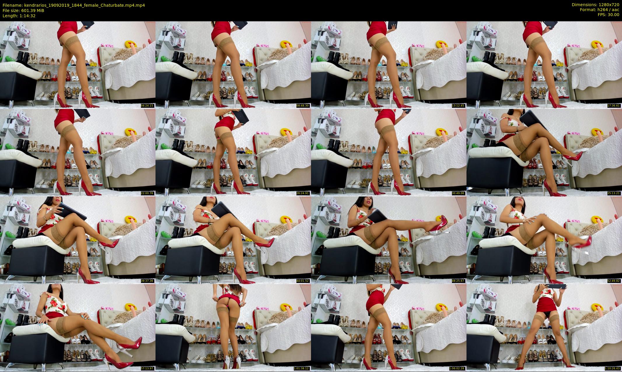 kendrarios — 75 minute Chaturbate female cam show recording, 720p, Sep 19, 2019