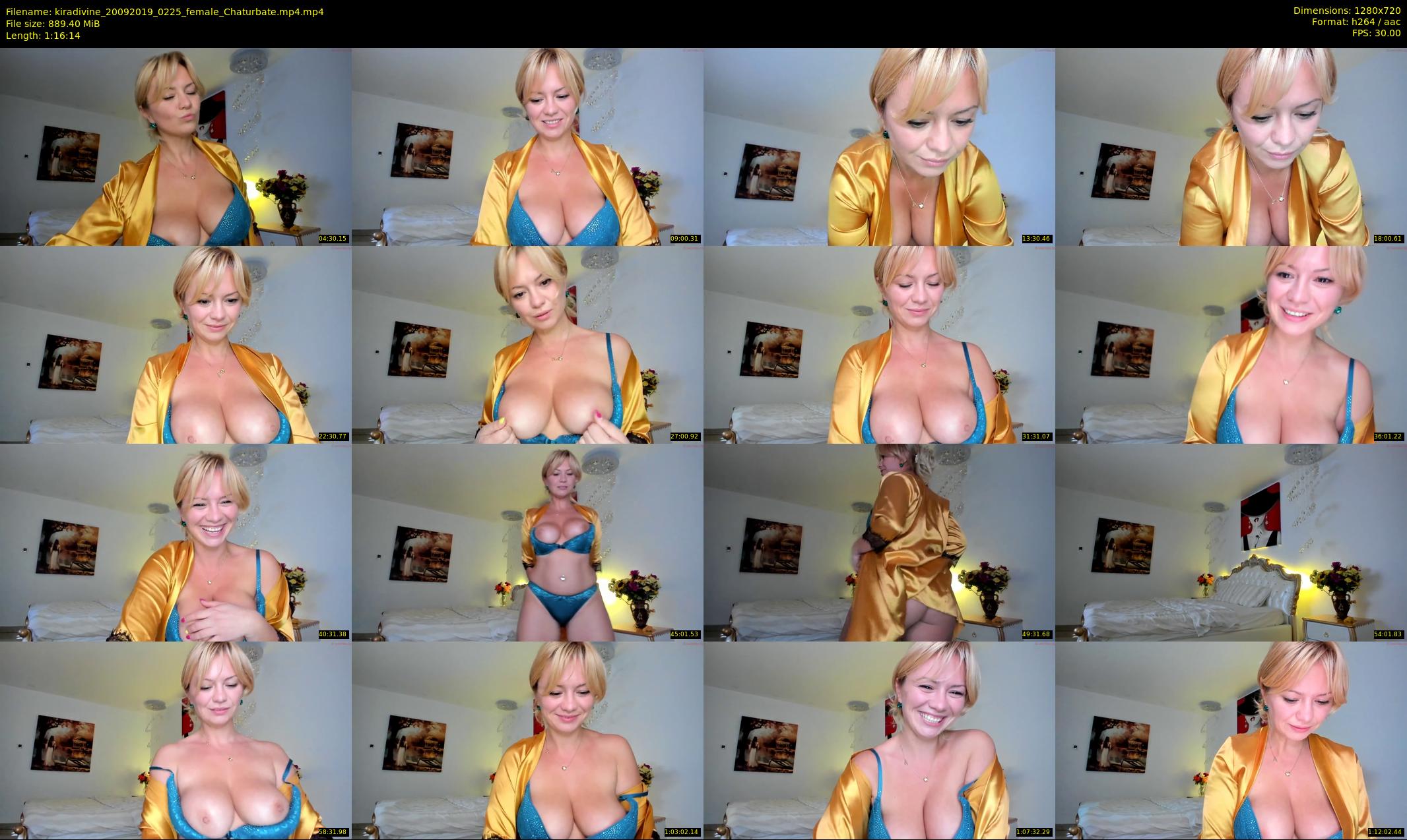 kiradivine — 77 minute Chaturbate female cam show recording, 720p, Sep 20, 2019