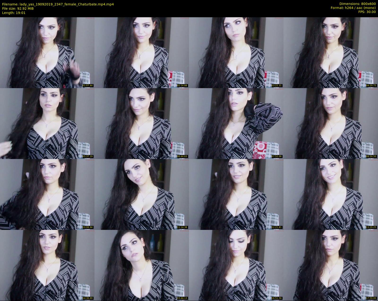 lady_yas — 20 minute Chaturbate female cam show recording, 480p, Sep 19, 2019