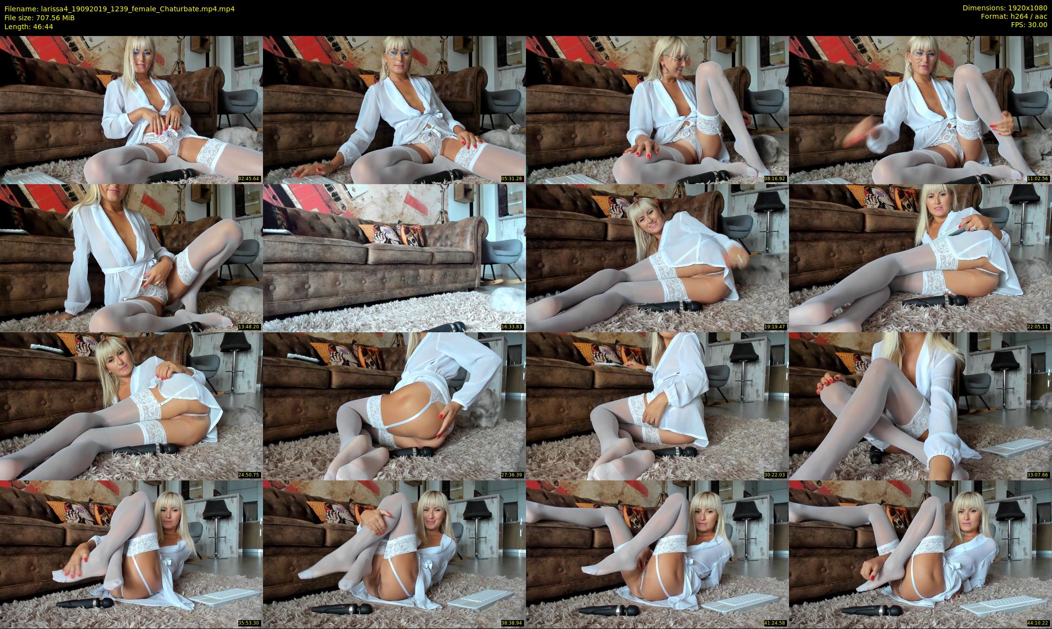 larissa4 — 47 minute Chaturbate female cam show recording, 1080p, Sep 19, 2019