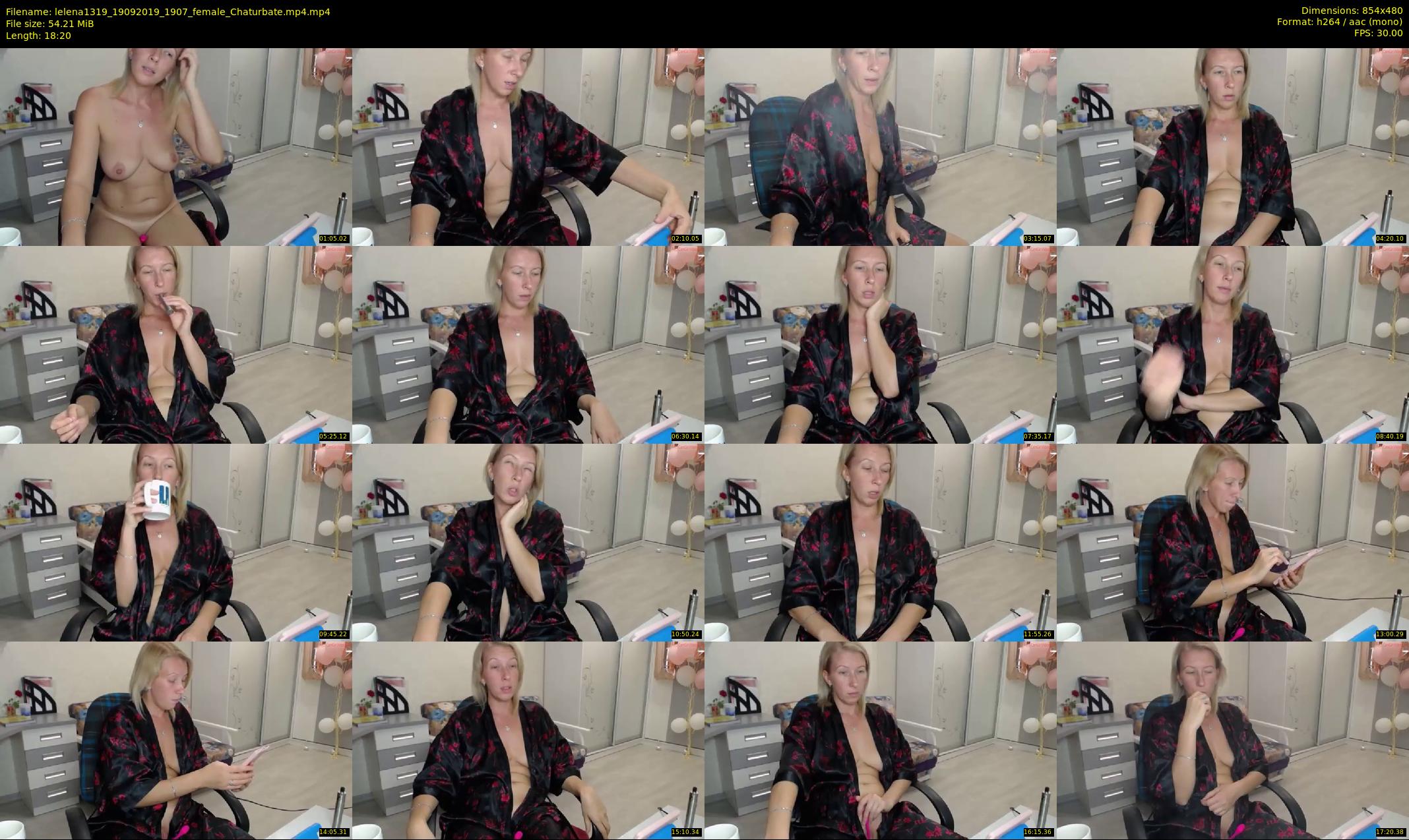 lelena1319 — 19 minute Chaturbate female cam show recording, 480p, Sep 19, 2019