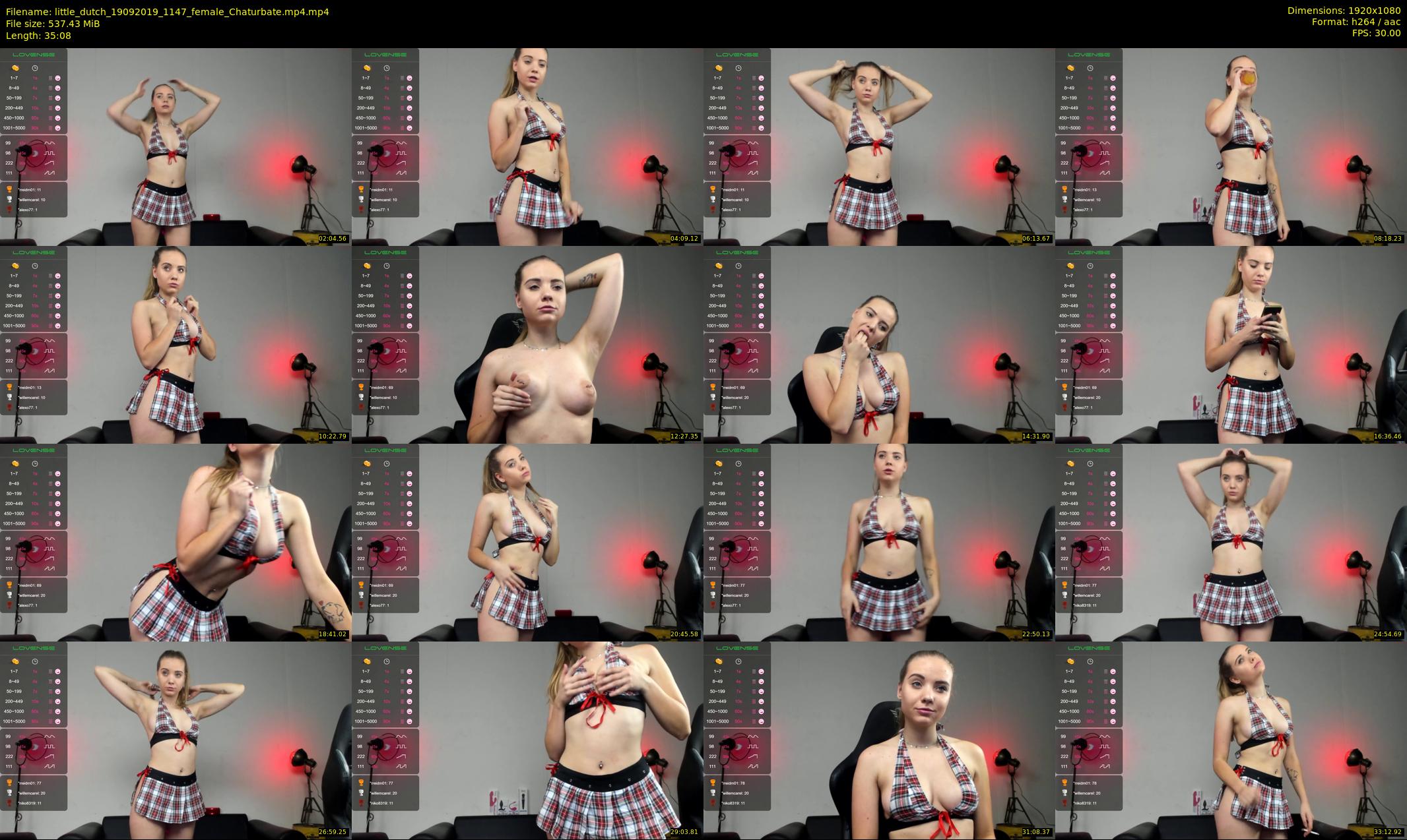 little_dutch — 36 minute Chaturbate female cam show recording, 1080p, Sep 19, 2019