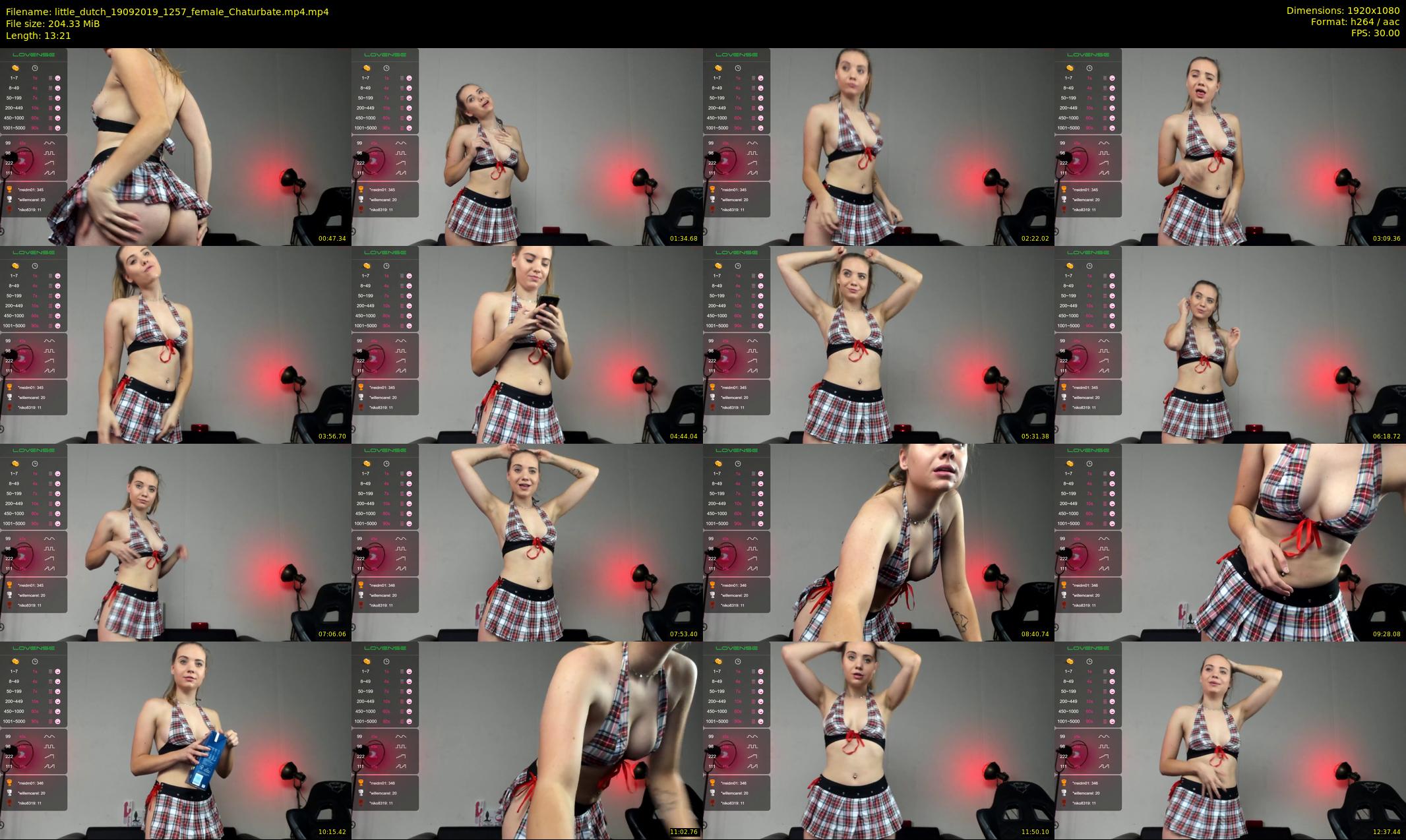 little_dutch — 14 minute Chaturbate female cam show recording, 1080p, Sep 19, 2019