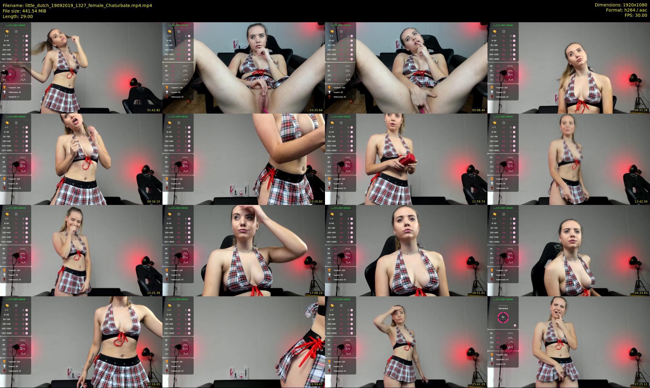 little_dutch — 29 minute Chaturbate female cam show recording, 1080p, Sep 19, 2019
