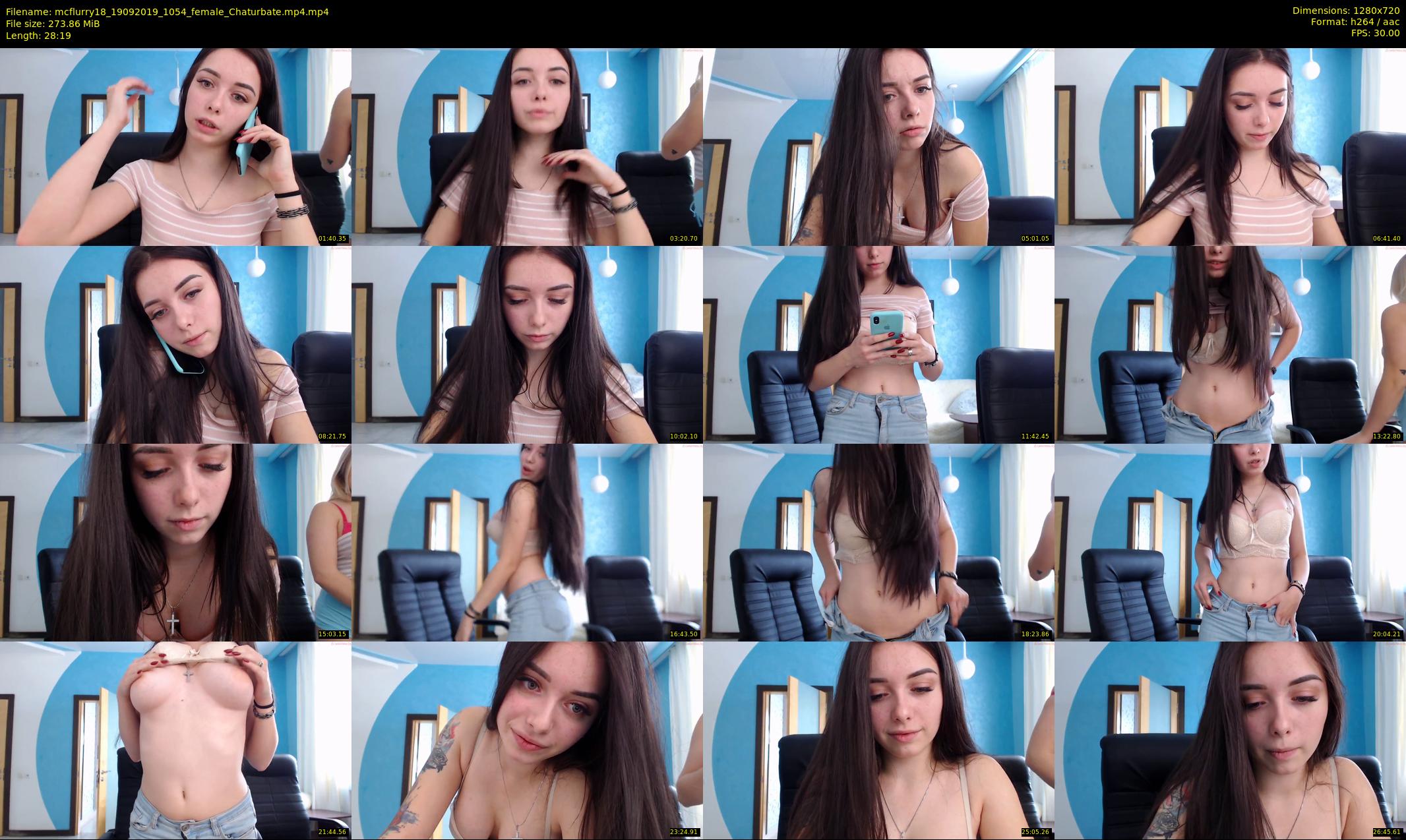 mcflurry18 — 29 minute Chaturbate female cam show recording, 720p, Sep 19, 2019