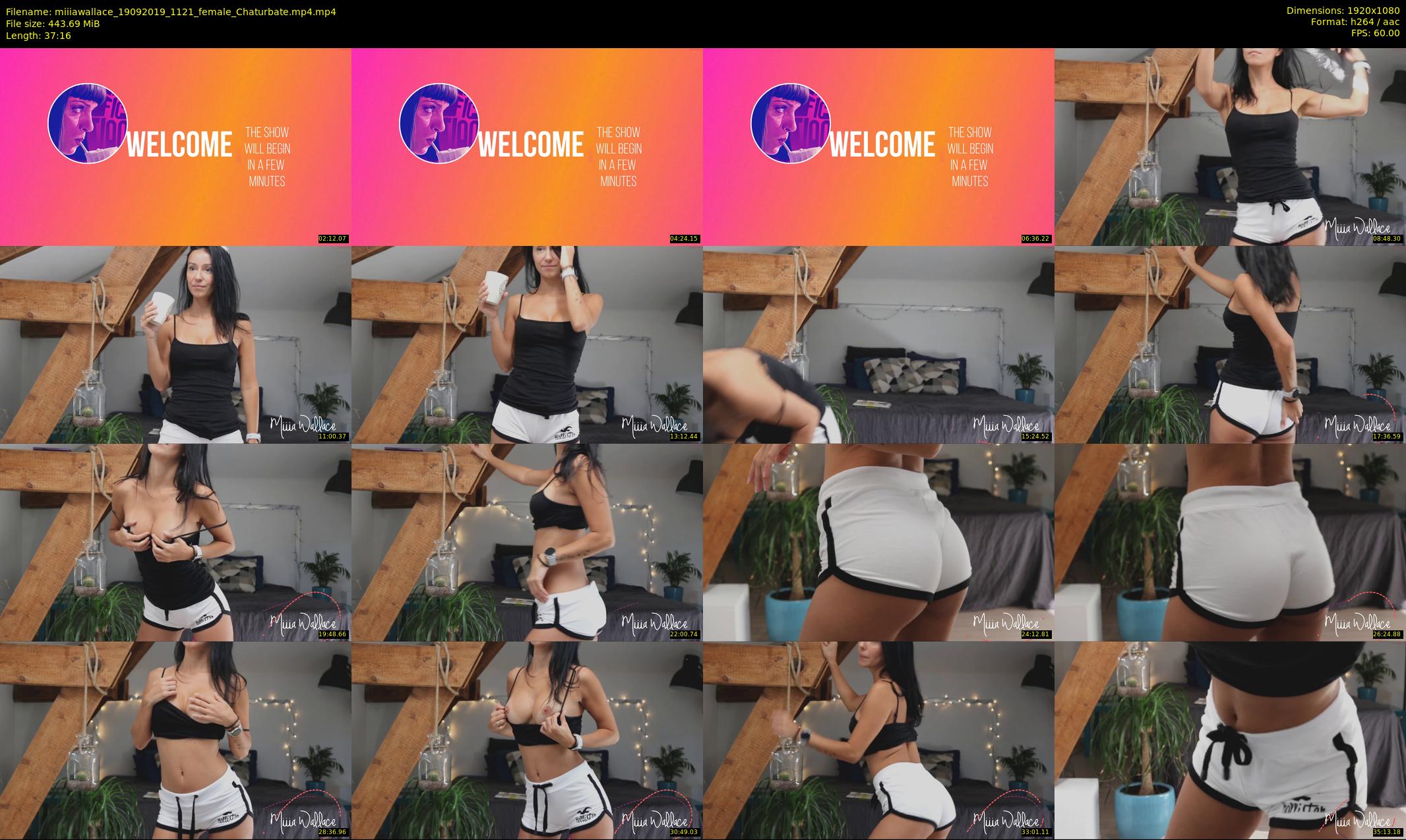 miiiawallace — 38 minute Chaturbate female cam show recording, 1080p, Sep 19, 2019